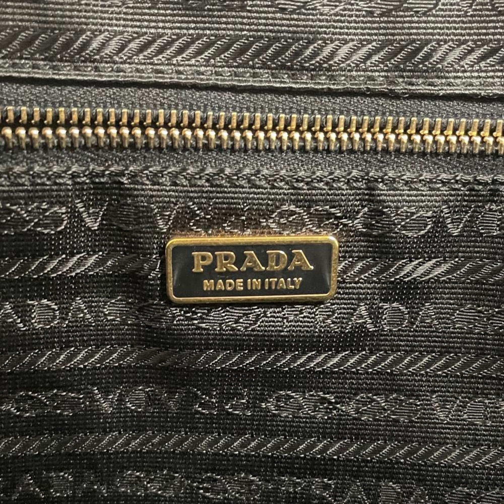 Prada Black Nylon Tote Bag (Pre-Owned)