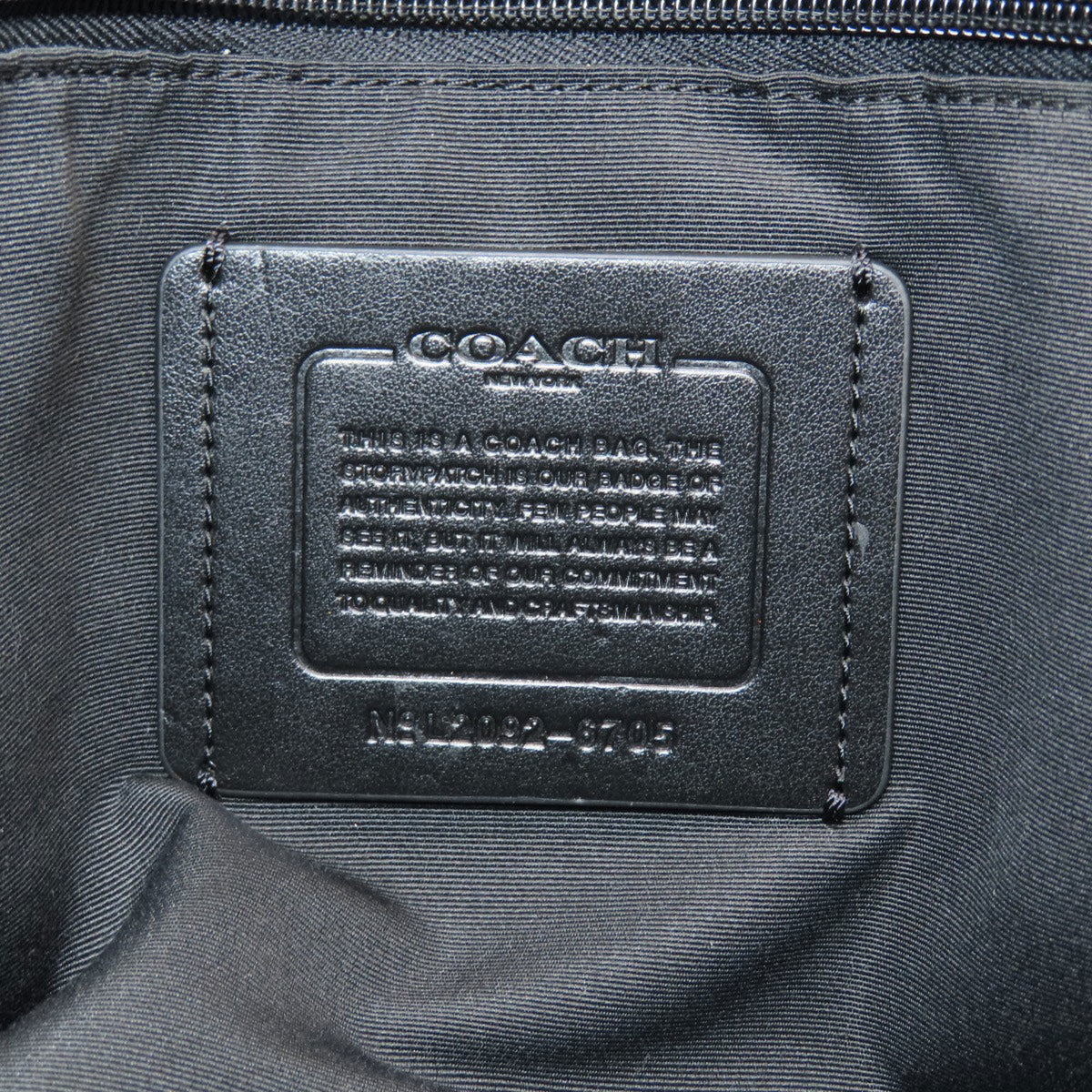 Coach Black Leather Briefcase (Pre-Owned)