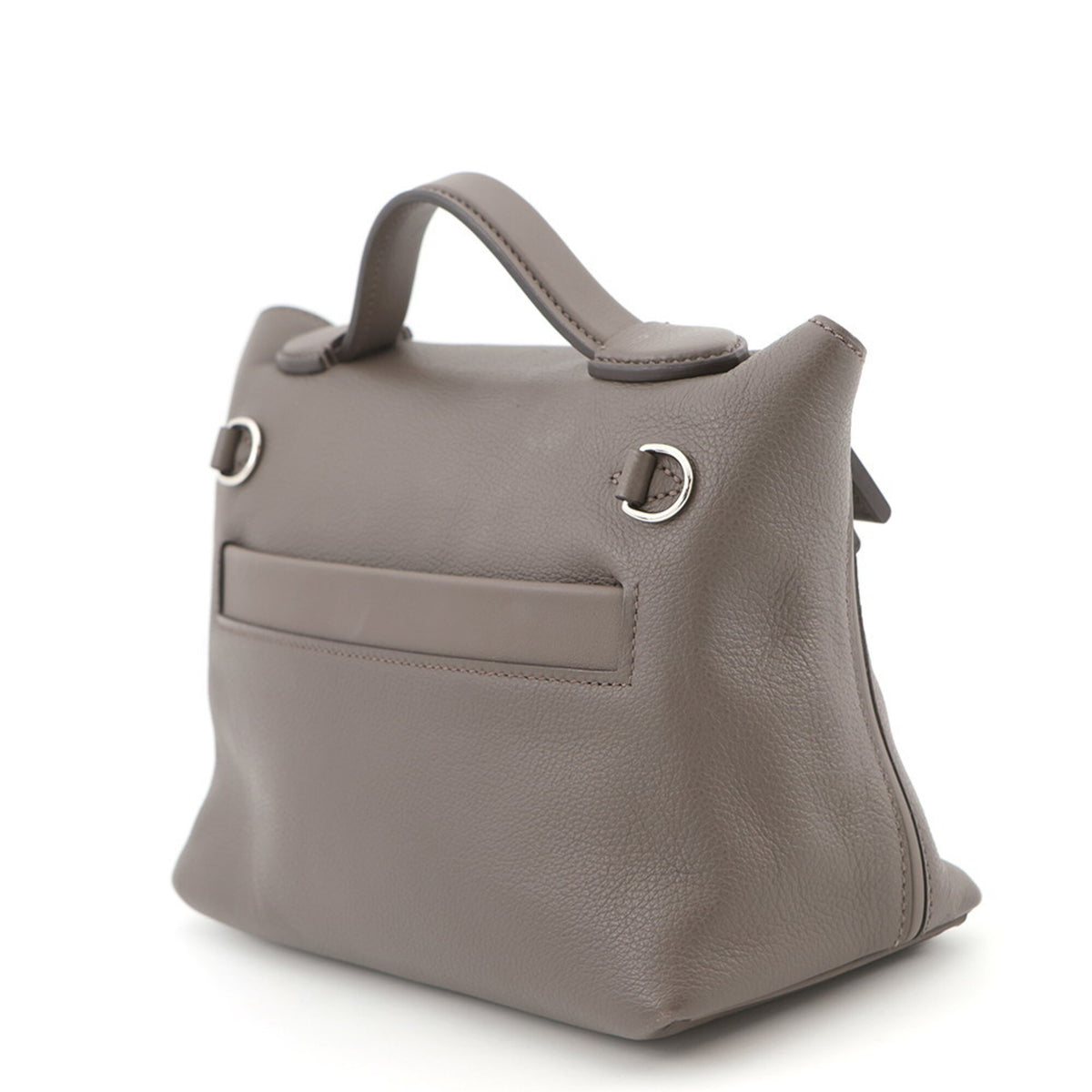 Hermes Etain Swift Leather Handbag Shoulder Bag (Pre-Owned)