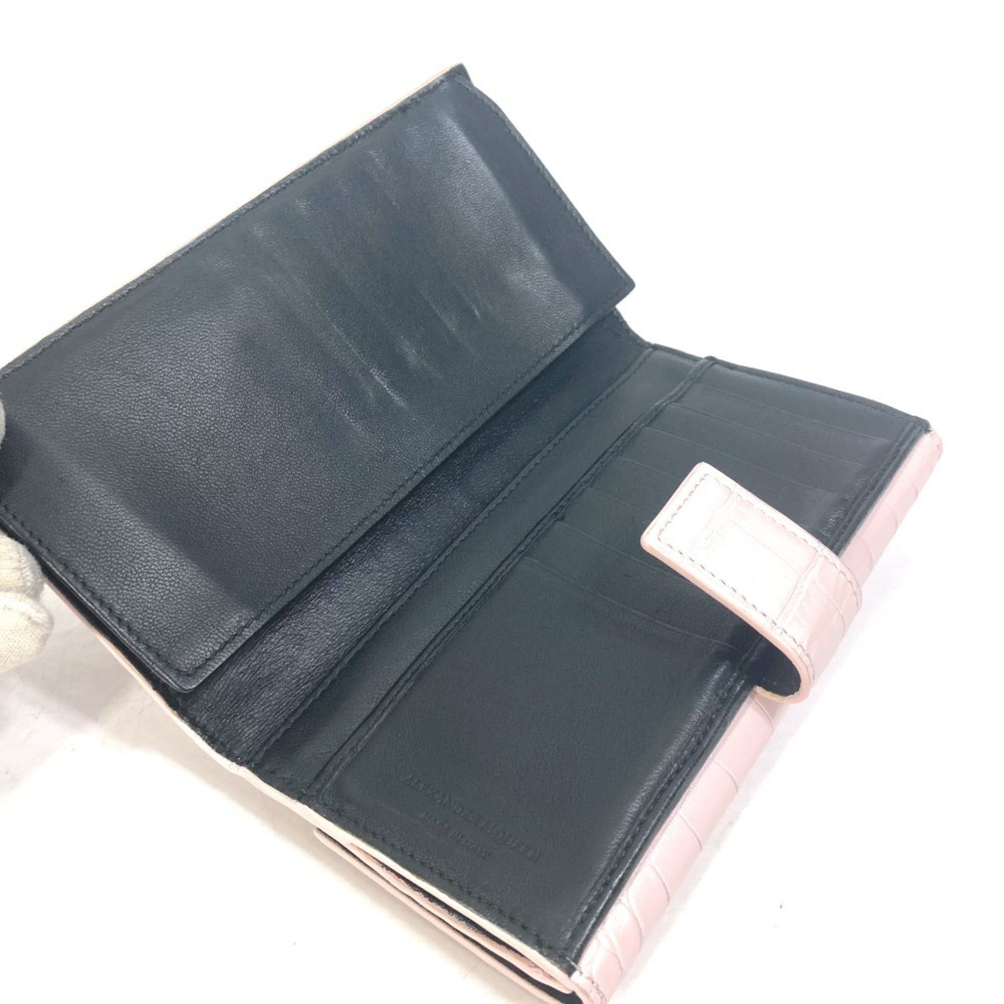 Alexander Wang Pink Leather Long Wallet (Bi-Fold) (Pre-Owned)