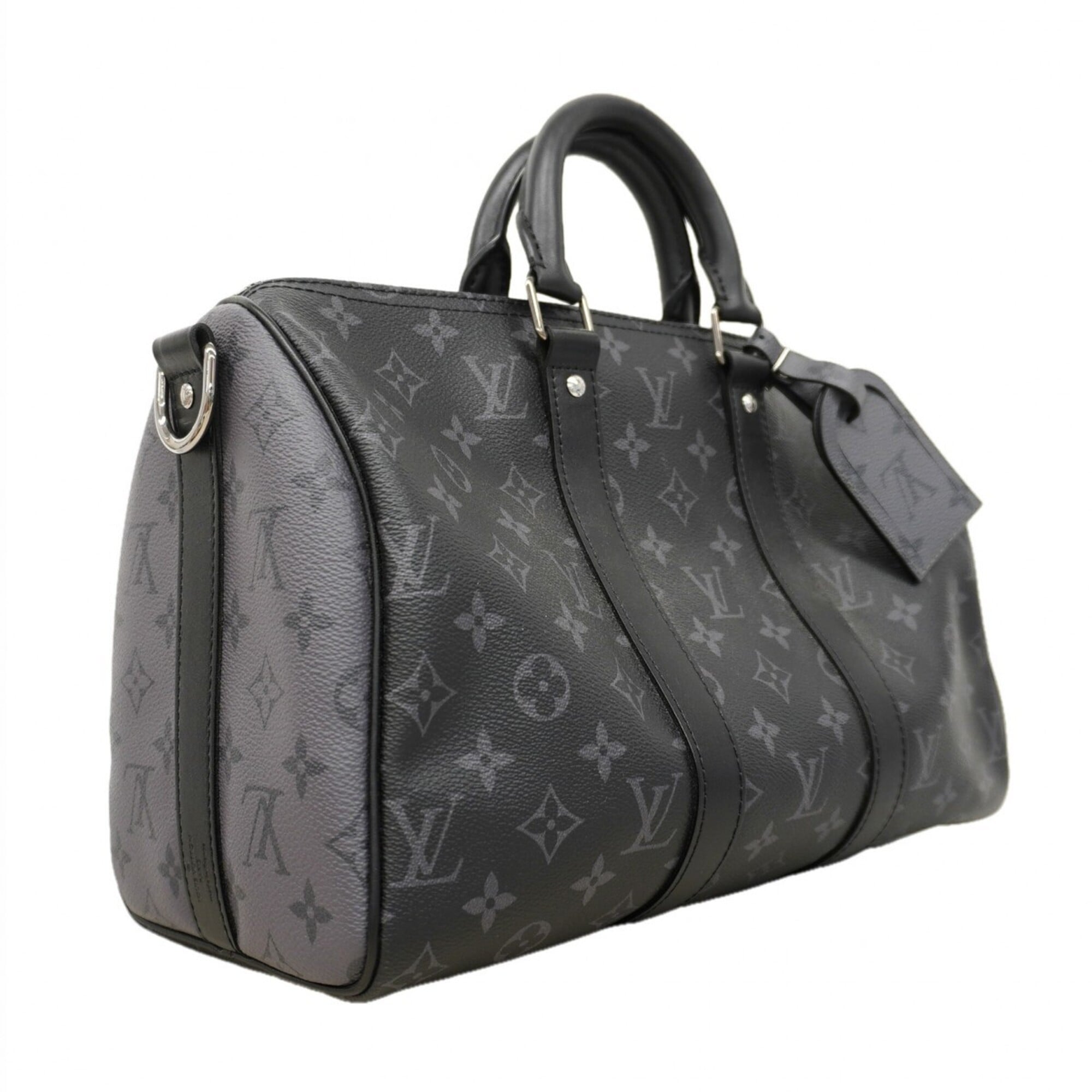 Louis Vuitton Black Gray Handbag (Pre-Owned)