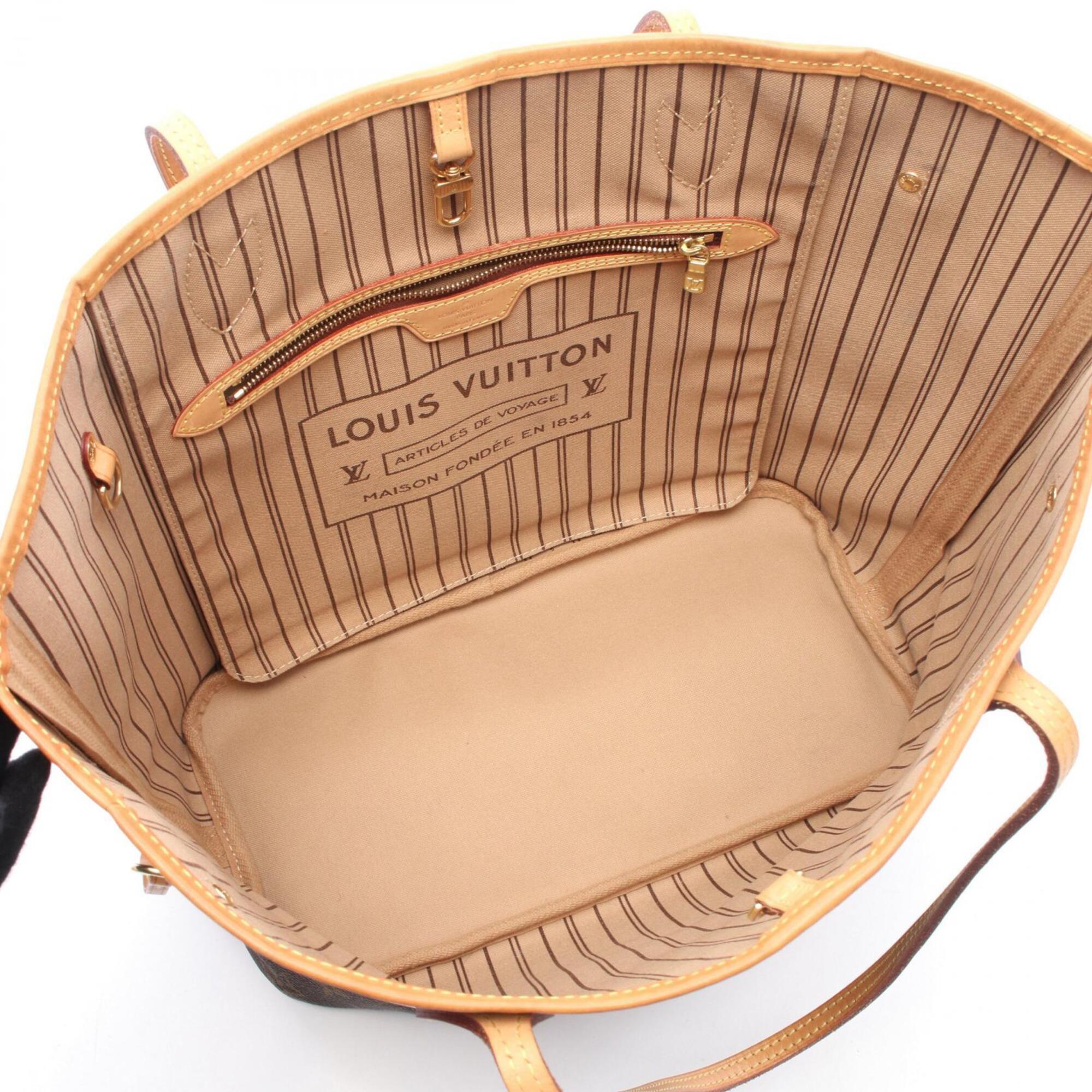 Louis Vuitton Brown Coated Canvas Pvc Monogram Leather Handbag Tote Bag (Pre-Owned)