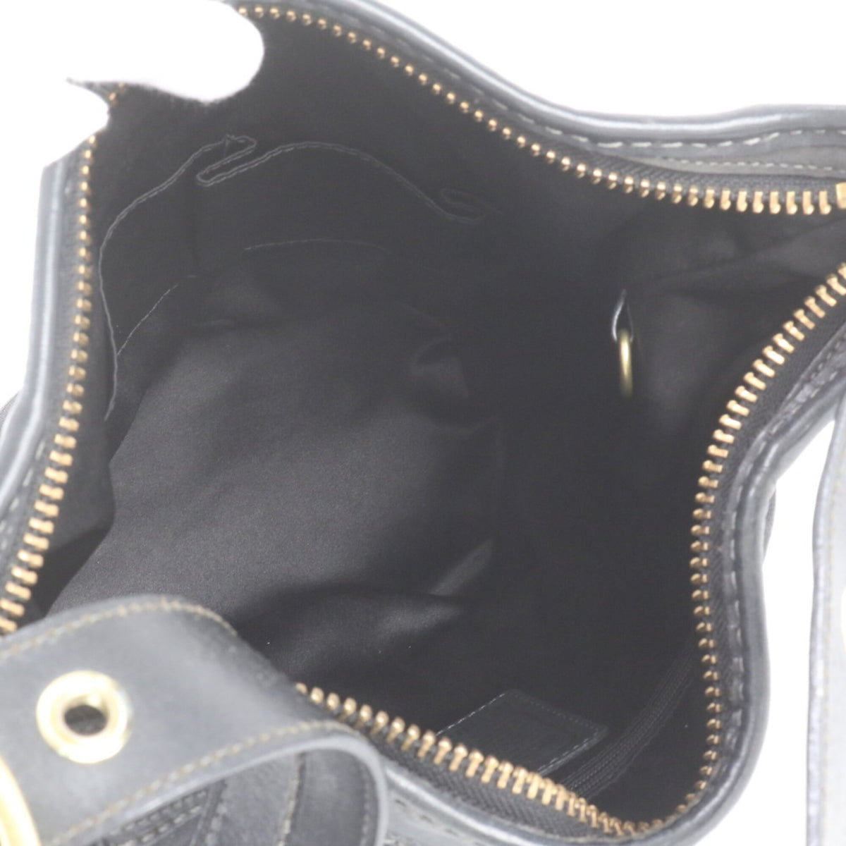 Coach Black Leather Canvas Handbag Shoulder Bag Tote Bag (Pre-Owned)