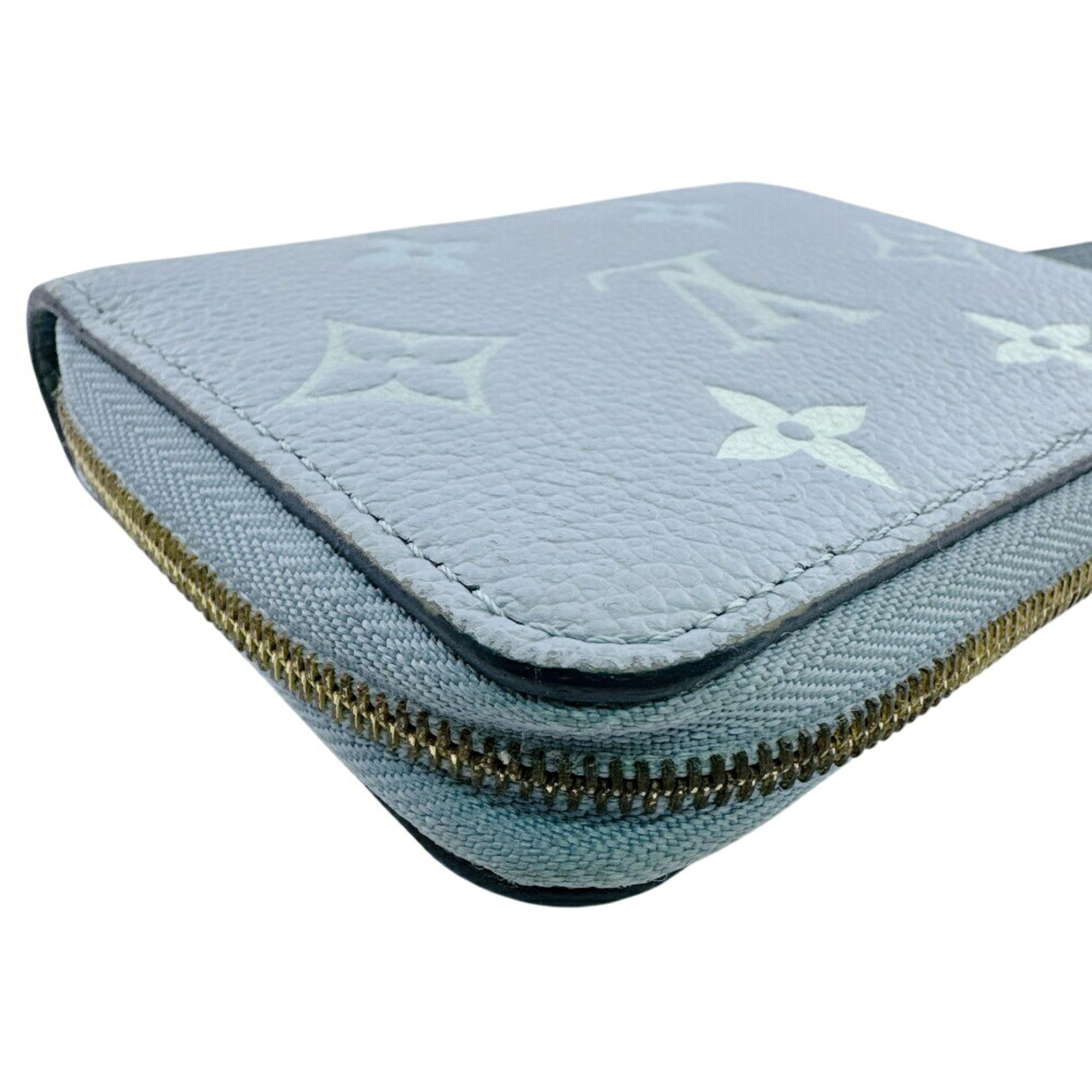 Louis Vuitton Monogram Empreinte Blue Monogram Empreinte Wallet (Bi-Fold) (Pre-Owned)