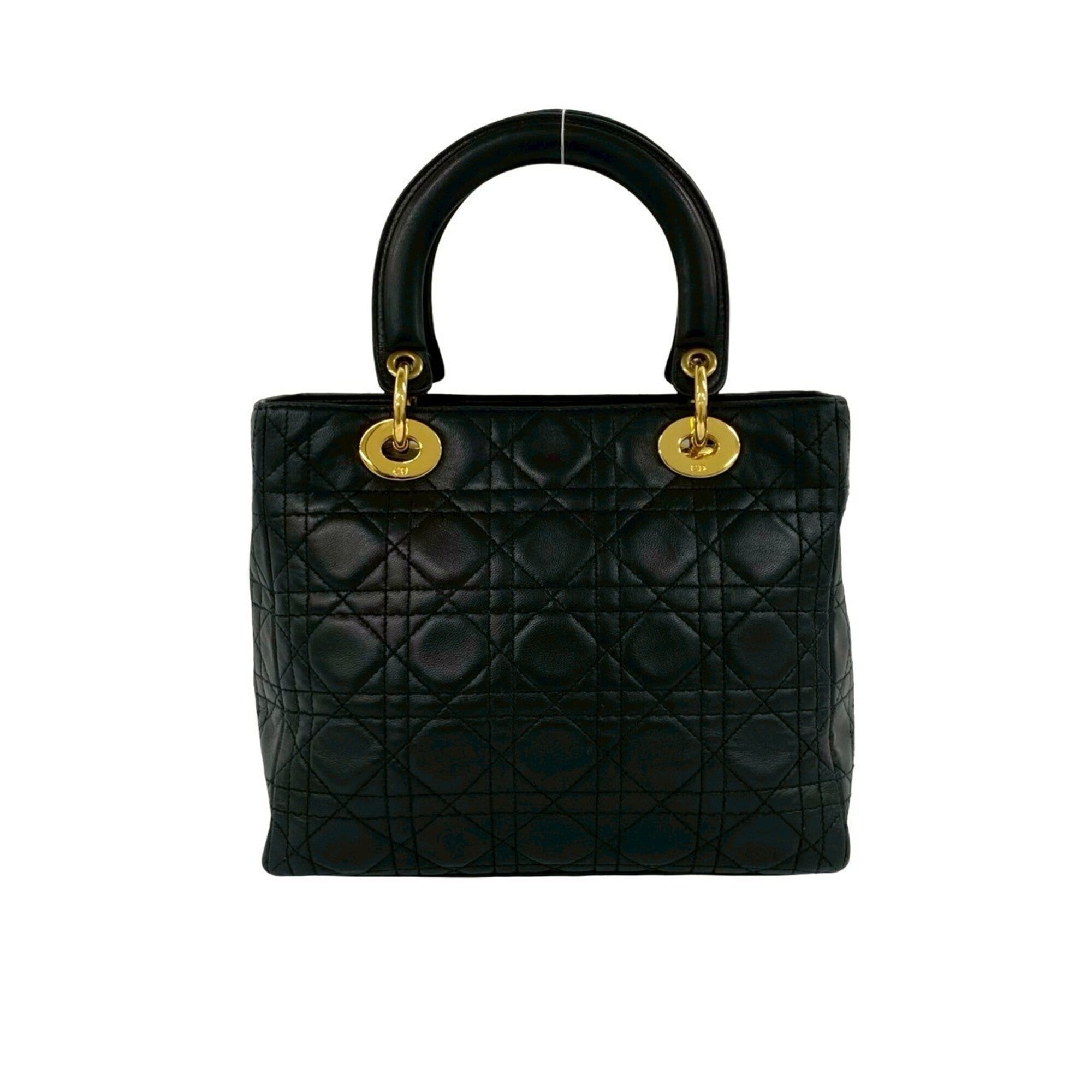 Christian Dior Black Leather Handbag (Pre-Owned)