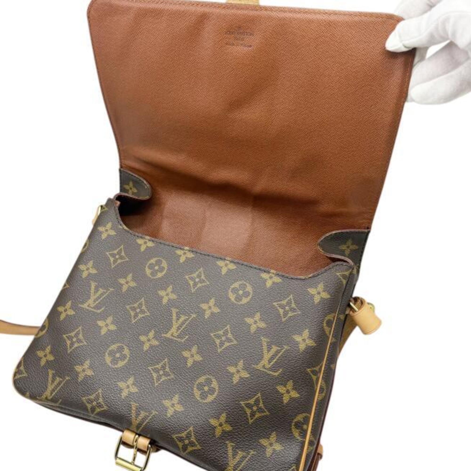 Louis Vuitton Brown Monogram Shoulder Bag (Pre-Owned)
