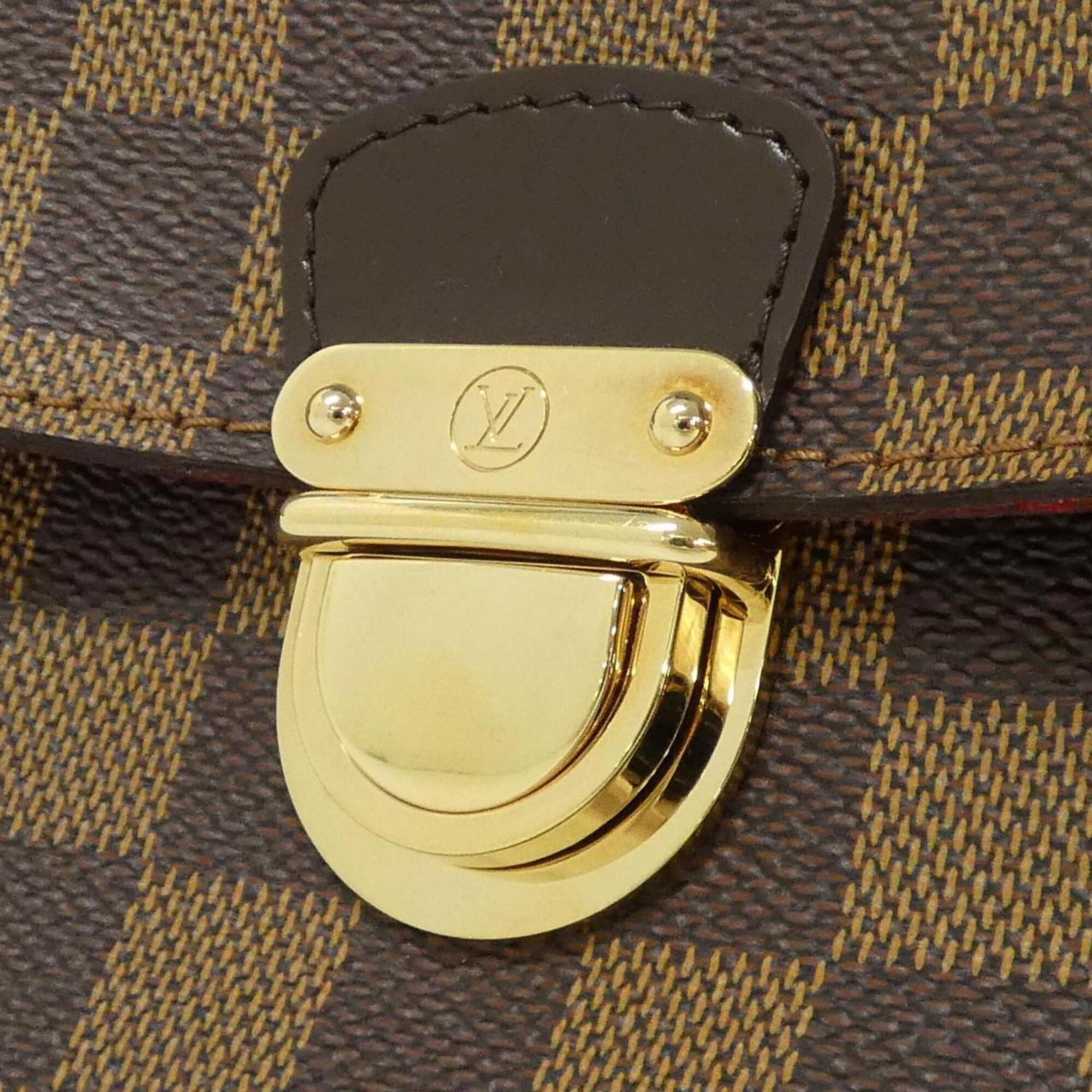 Louis Vuitton Ebene Coated Canvas Shoulder Bag (Pre-Owned)