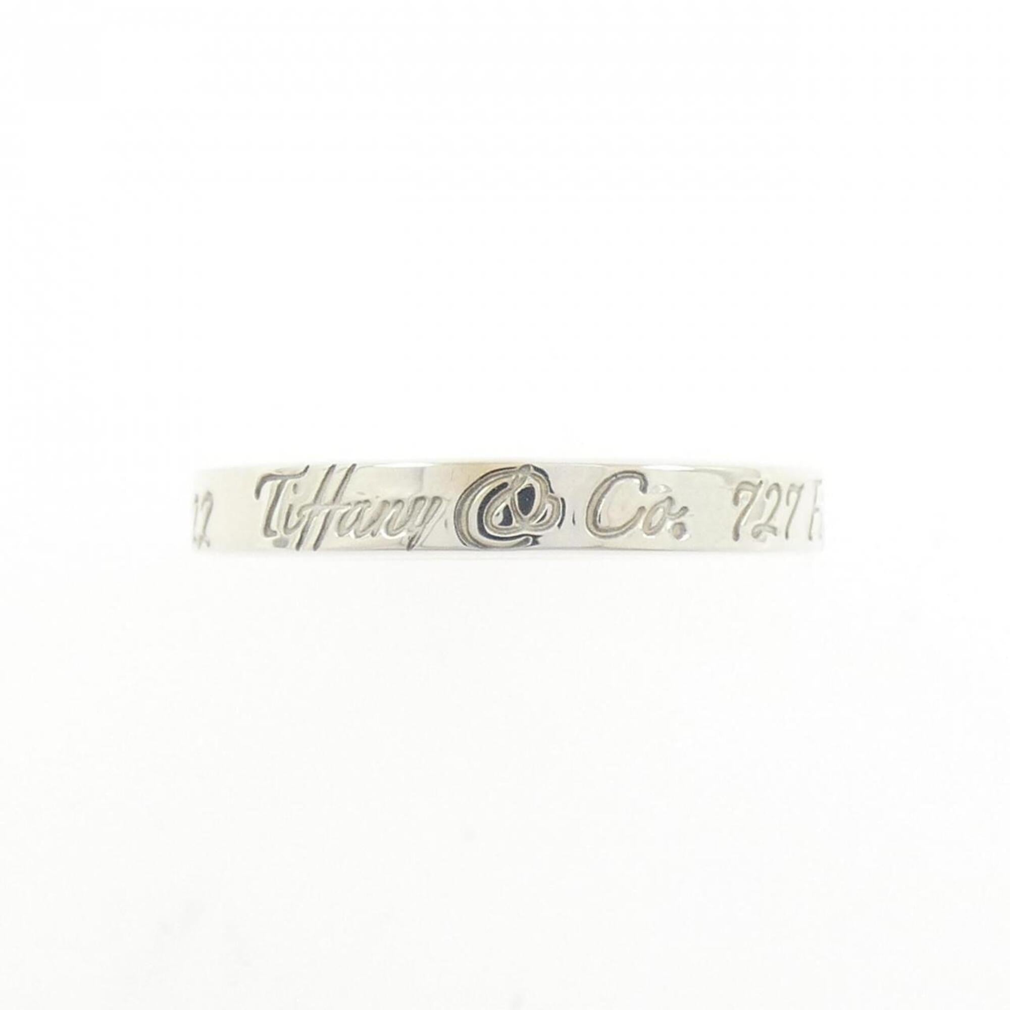 Tiffany Silver Silver 925 Band Ring (Pre-Owned)
