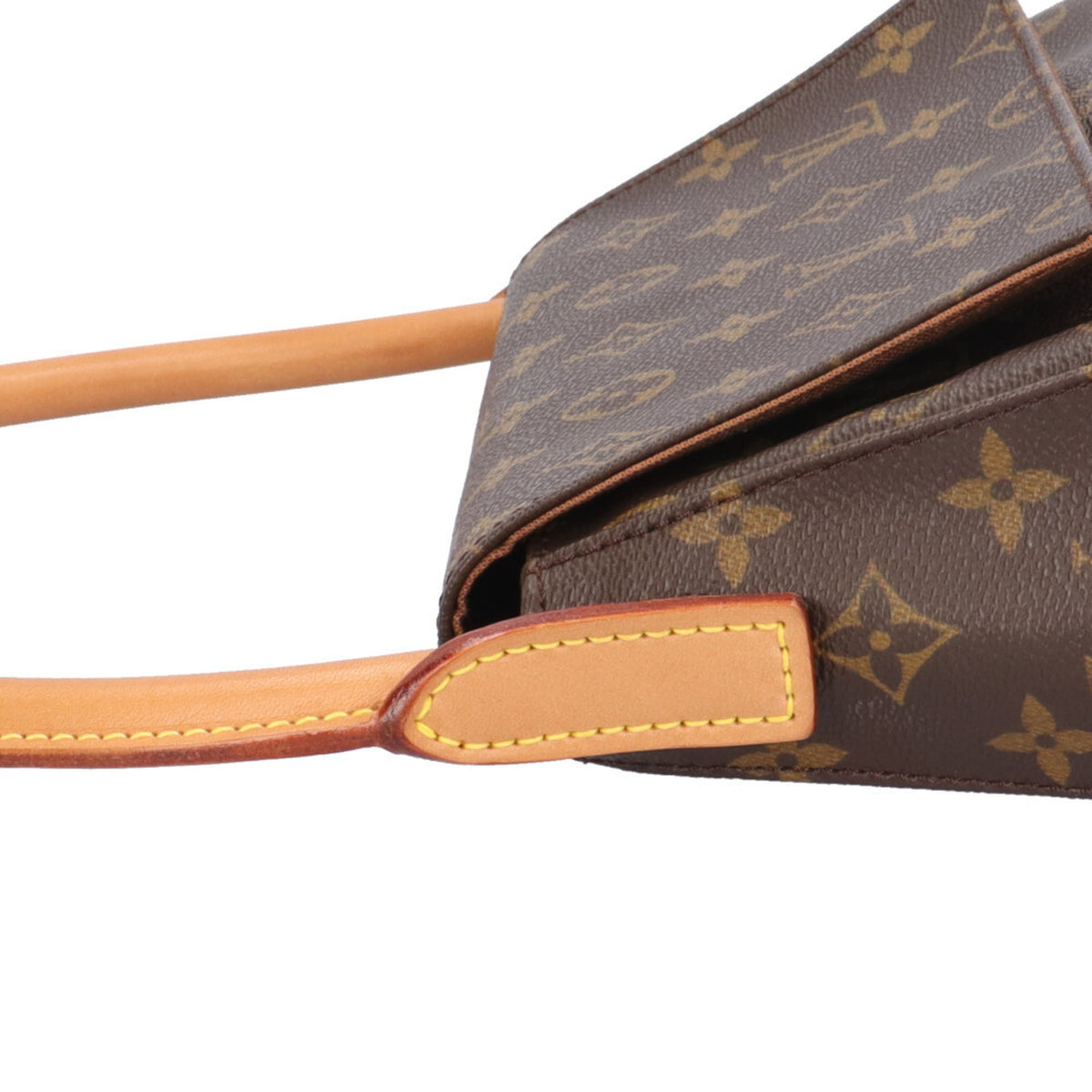 Louis Vuitton Brown Monogram Canvas Handbag (Pre-Owned)