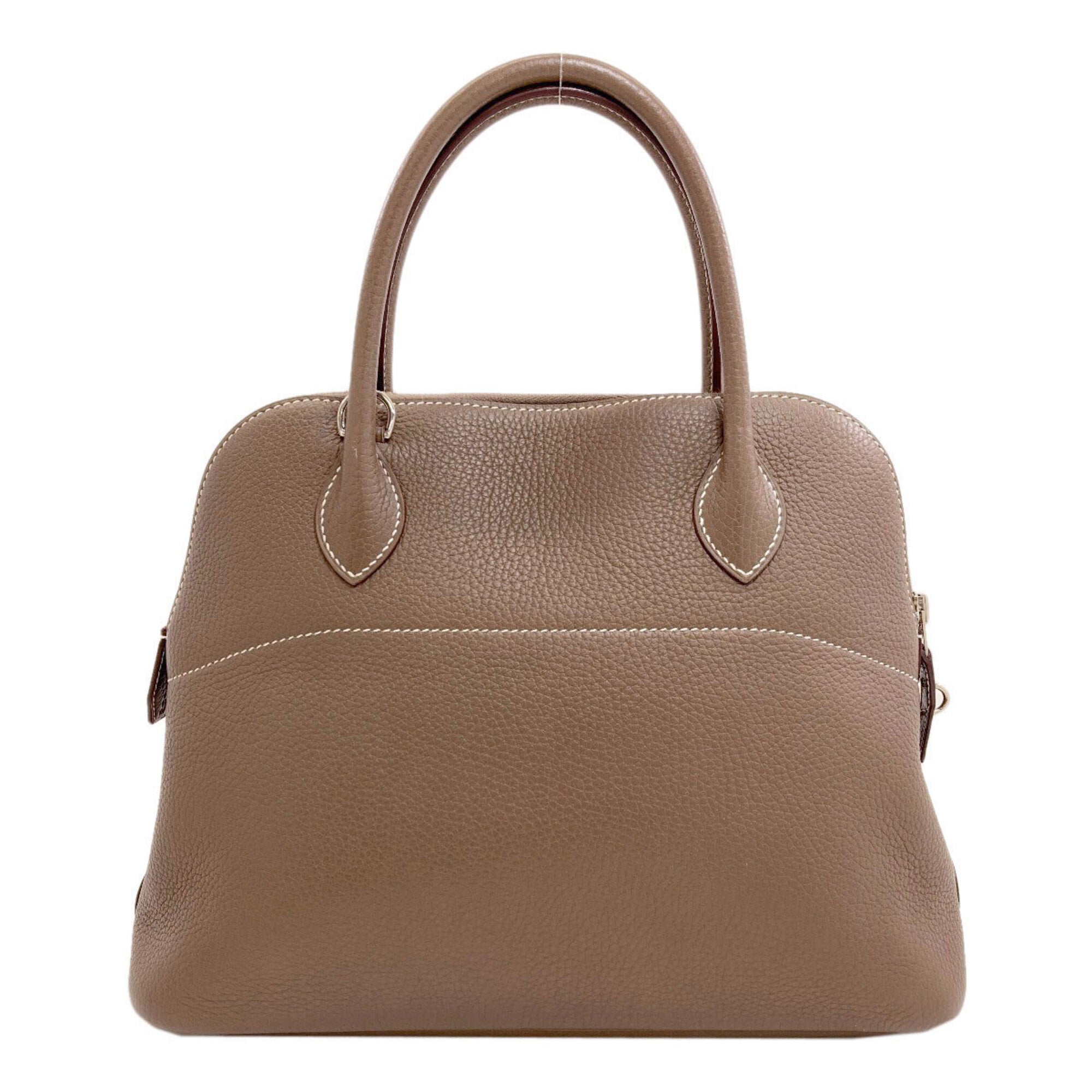 Hermes Bolide Etoupe Gray Handbag (Pre-Owned)