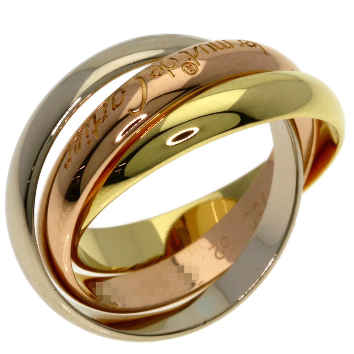 Cartier Yellow Gold (18K) Pink Gold (18K) White Gold (18K) Band Ring (Pre-Owned)