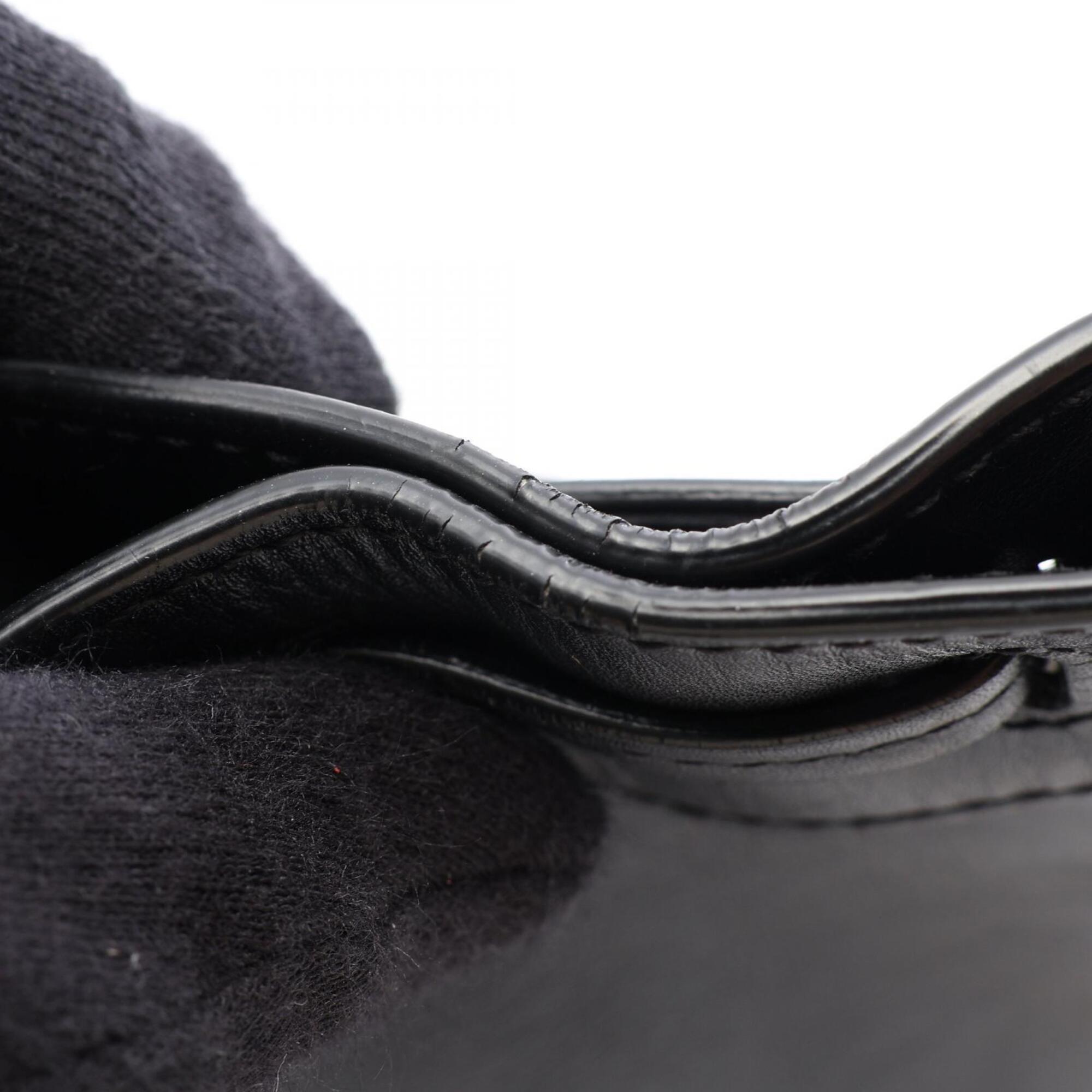 Saint Laurent Black Leather Handbag Shoulder Bag (Pre-Owned)