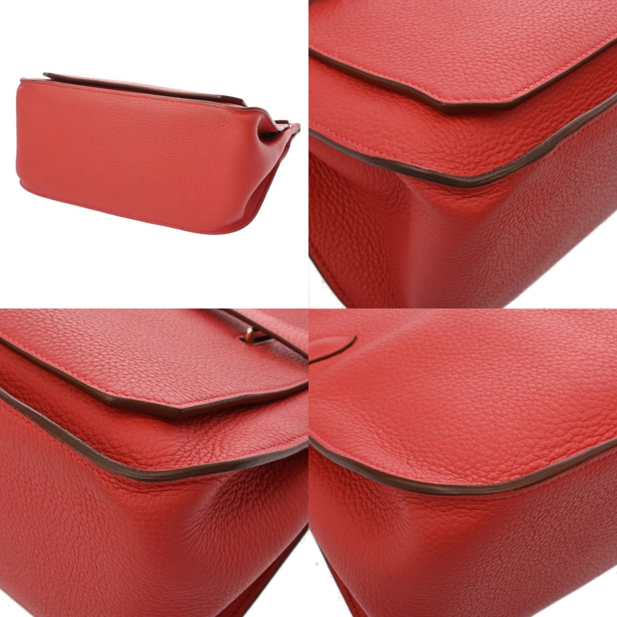 Hermes Bougainvillier Taurillon Clemence Leather Shoulder Bag (Pre-Owned)