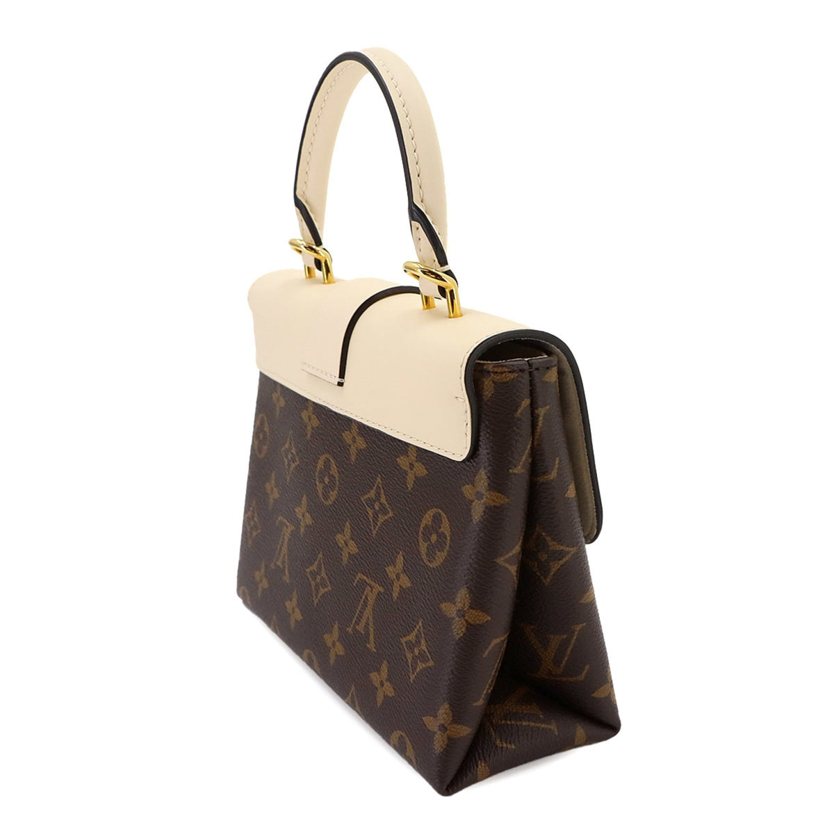 Louis Vuitton Monogram Monogram Canvas Leather Handbag (Pre-Owned)