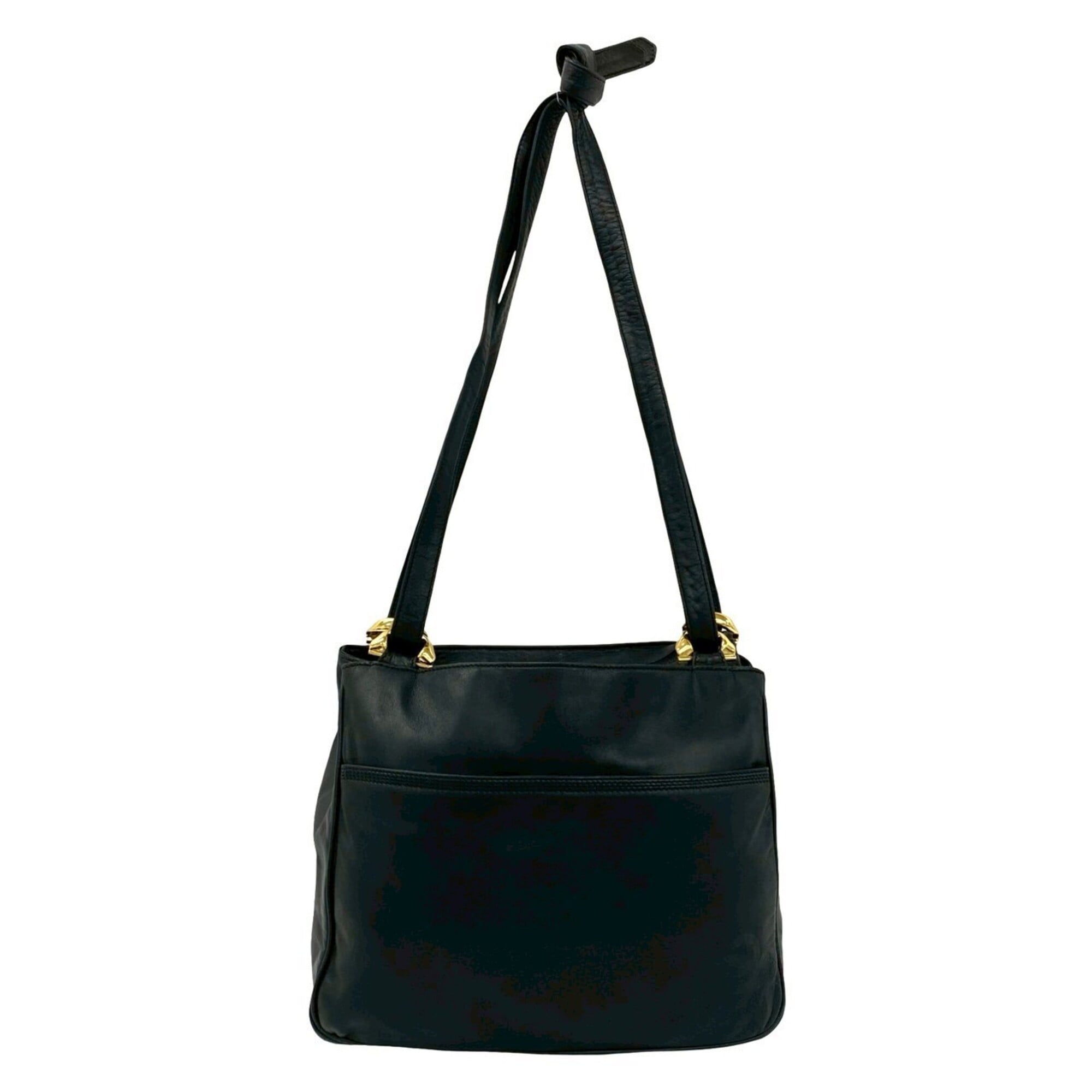Loewe Black Leather Pochette Shoulder Bag (Pre-Owned)