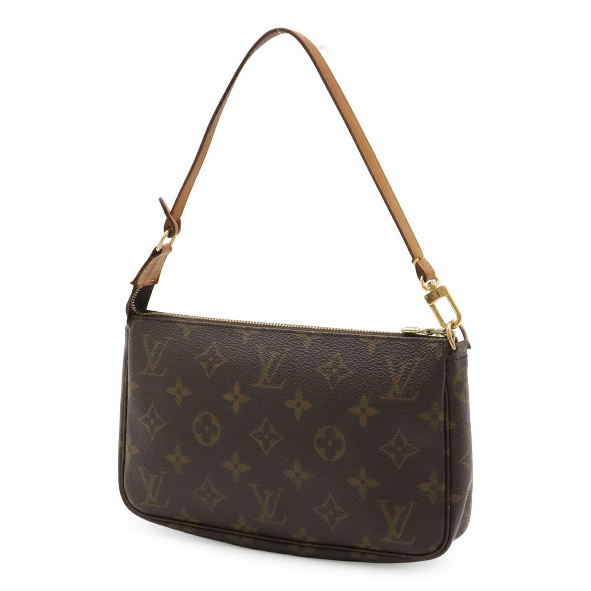Louis Vuitton Monogram Brown Monogram Handbag Pochette (Pre-Owned)