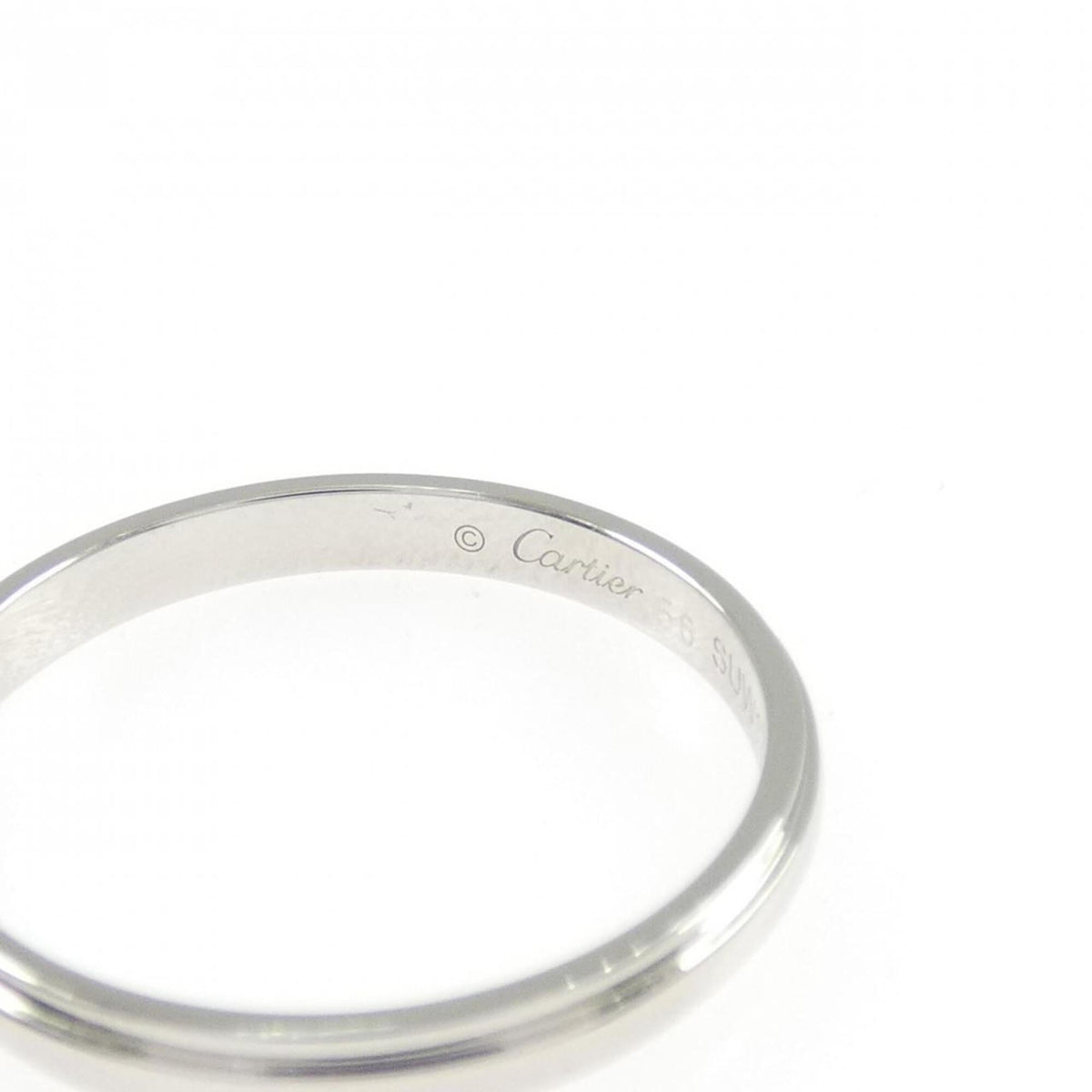 Cartier Platinum 950 Band Ring (Pre-Owned)