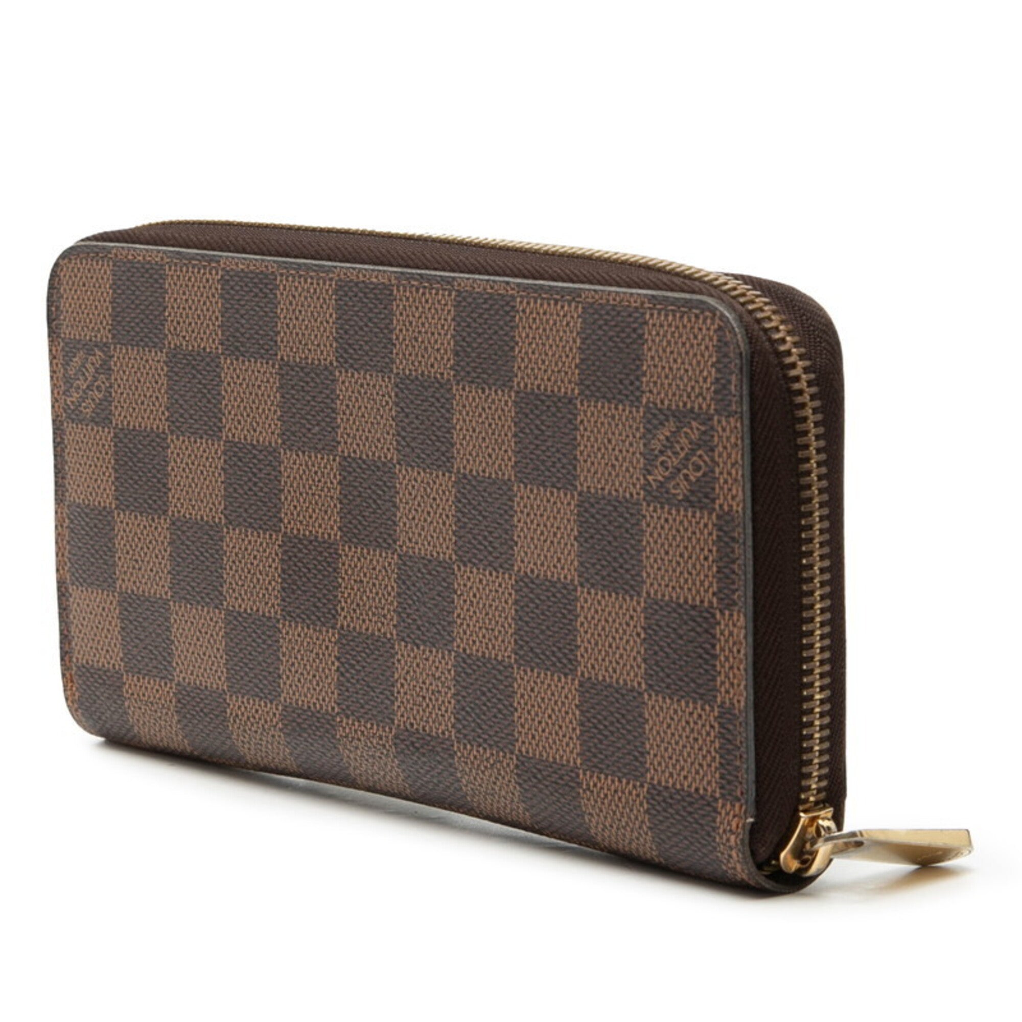 Louis Vuitton Damier Brown Damier Canvas Pvc Coin Purse/Coin Case (Pre-Owned)