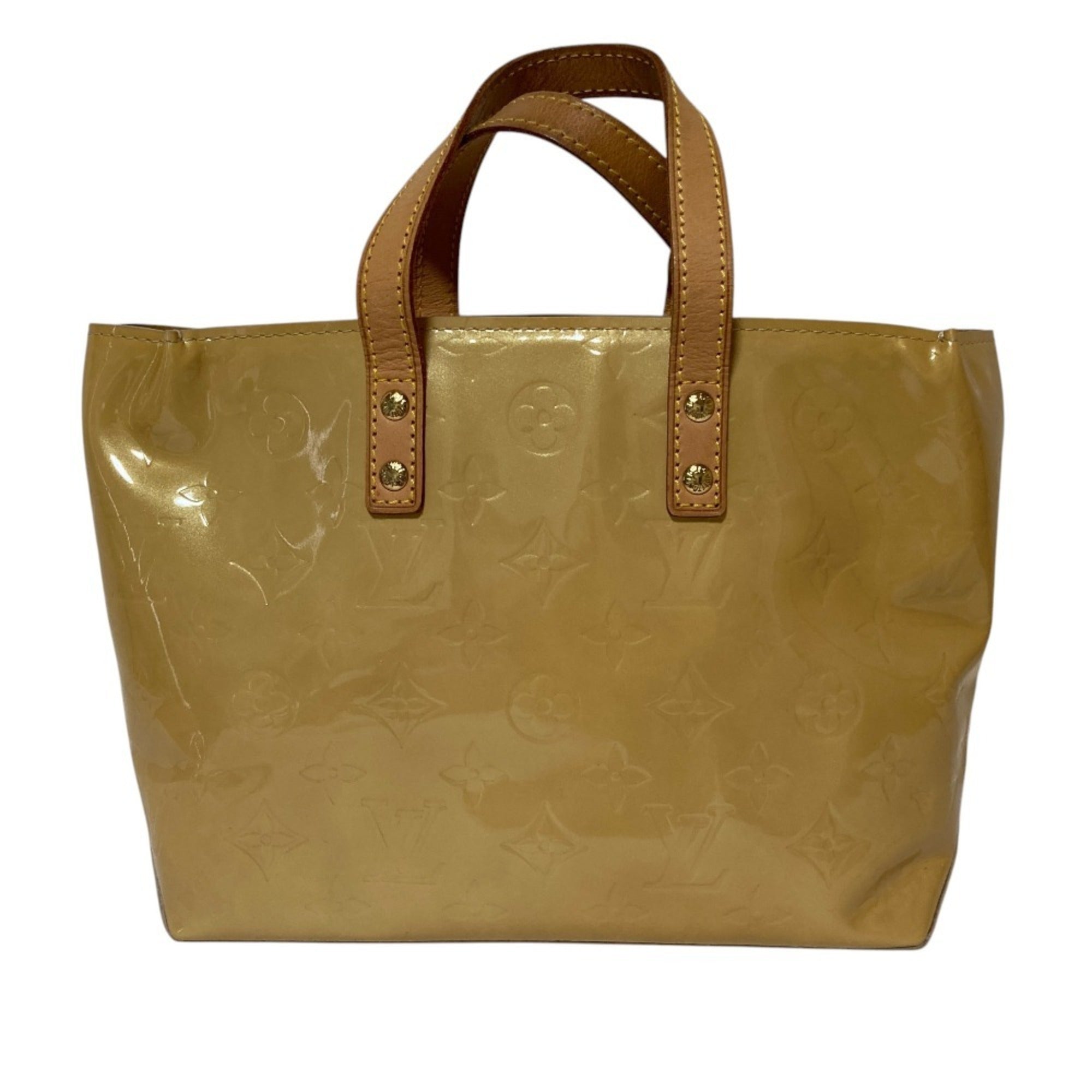 Louis Vuitton Beige Monogram Monogram Vernis Handbag (Pre-Owned)