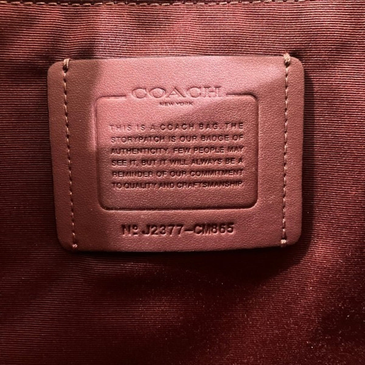 Coach Brown Pvc Tote Bag (Pre-Owned)