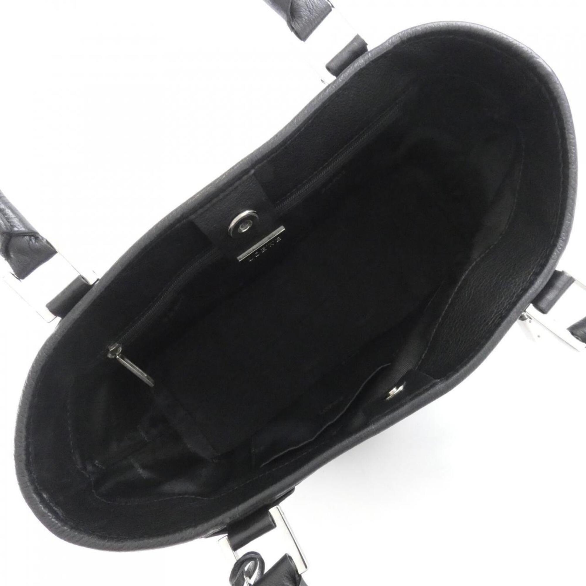 Loewe Black Leather Handbag (Pre-Owned)