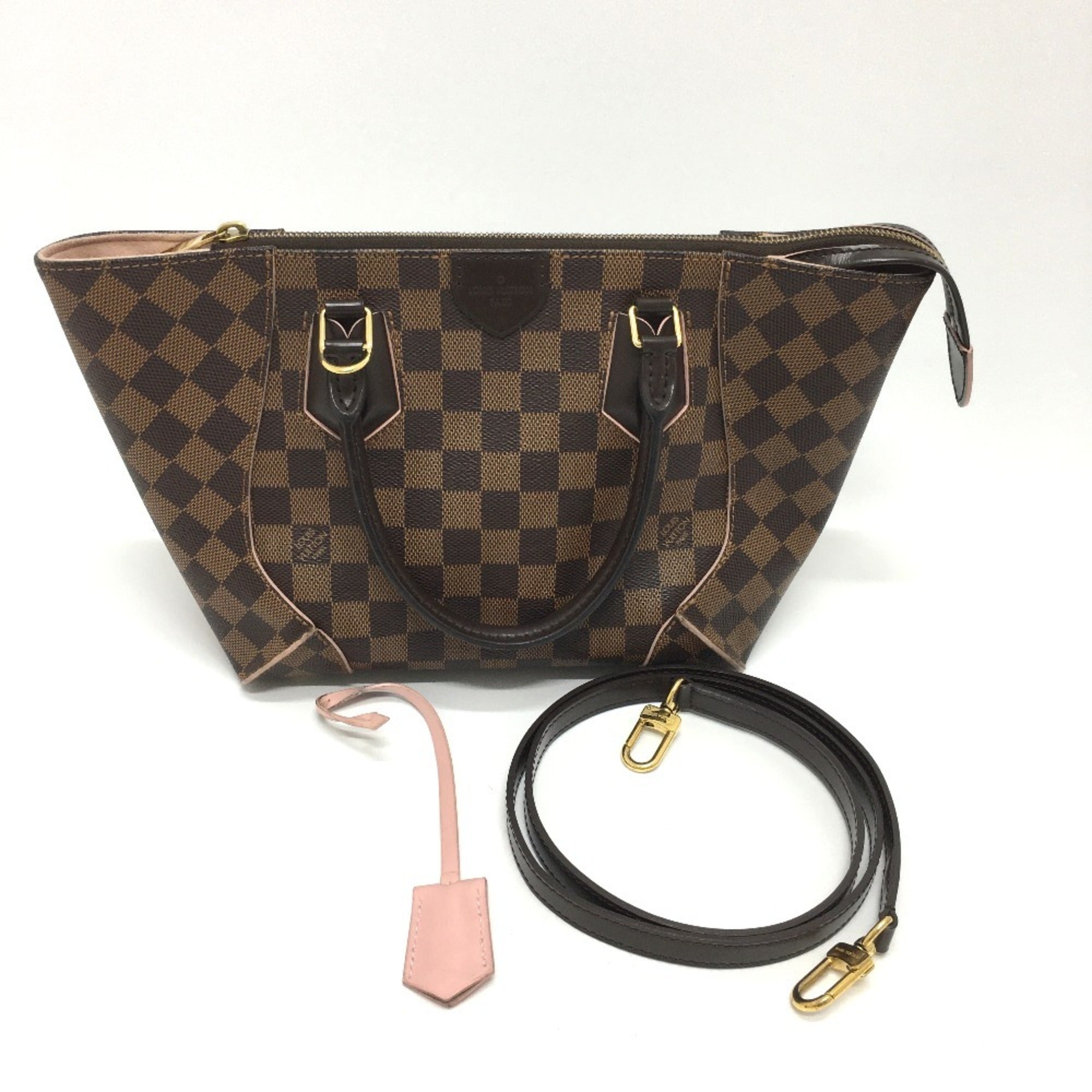 Louis Vuitton Damier Brown Rose Ballerine Damier Canvas Tote Bag (Pre-Owned)