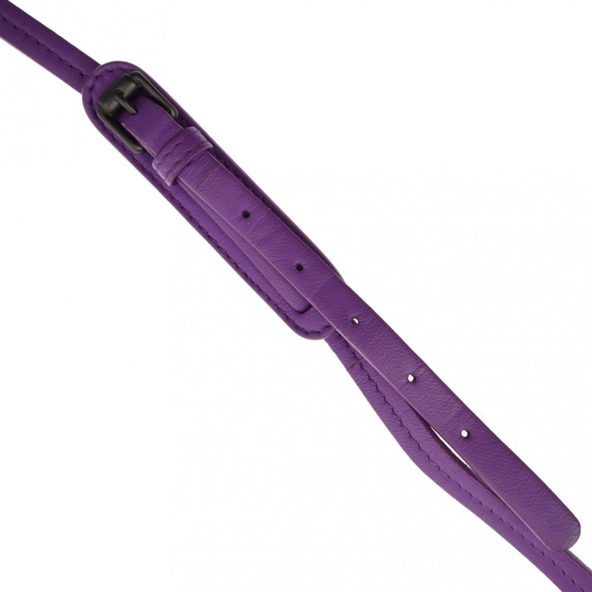 Bottega Veneta Intrecciato Purple Leather Shoulder Bag (Pre-Owned)