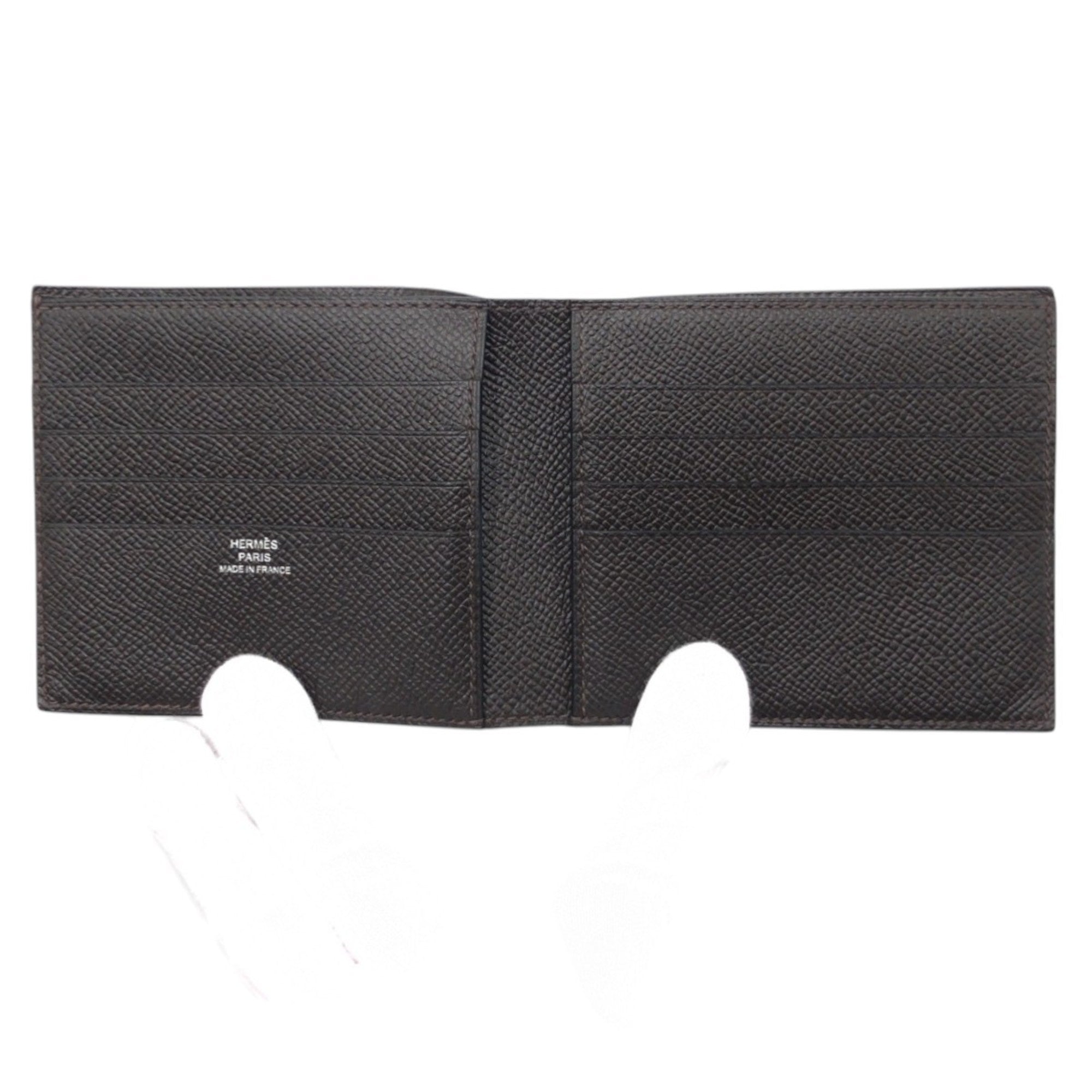 Hermes Brown Epsom Leather Wallet (Bi-Fold) (Pre-Owned)