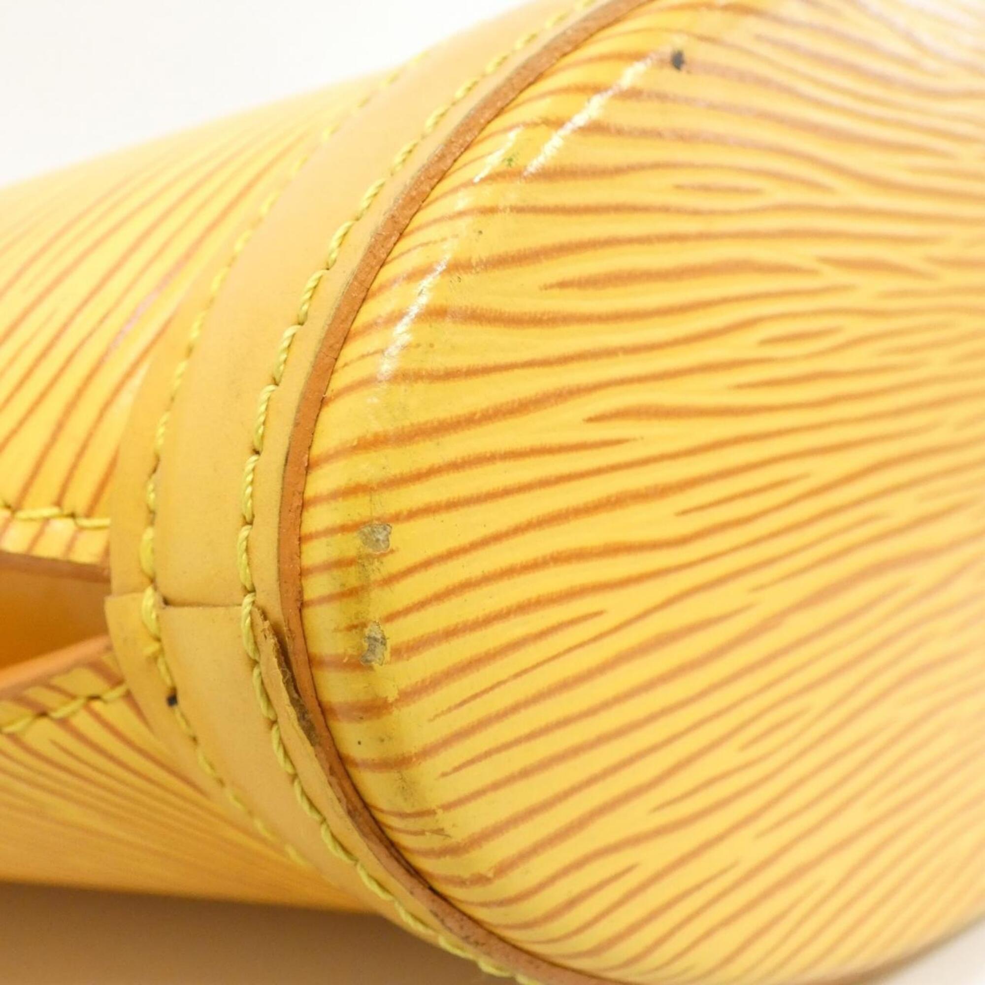 Louis Vuitton Yellow Leather Handbag (Pre-Owned)