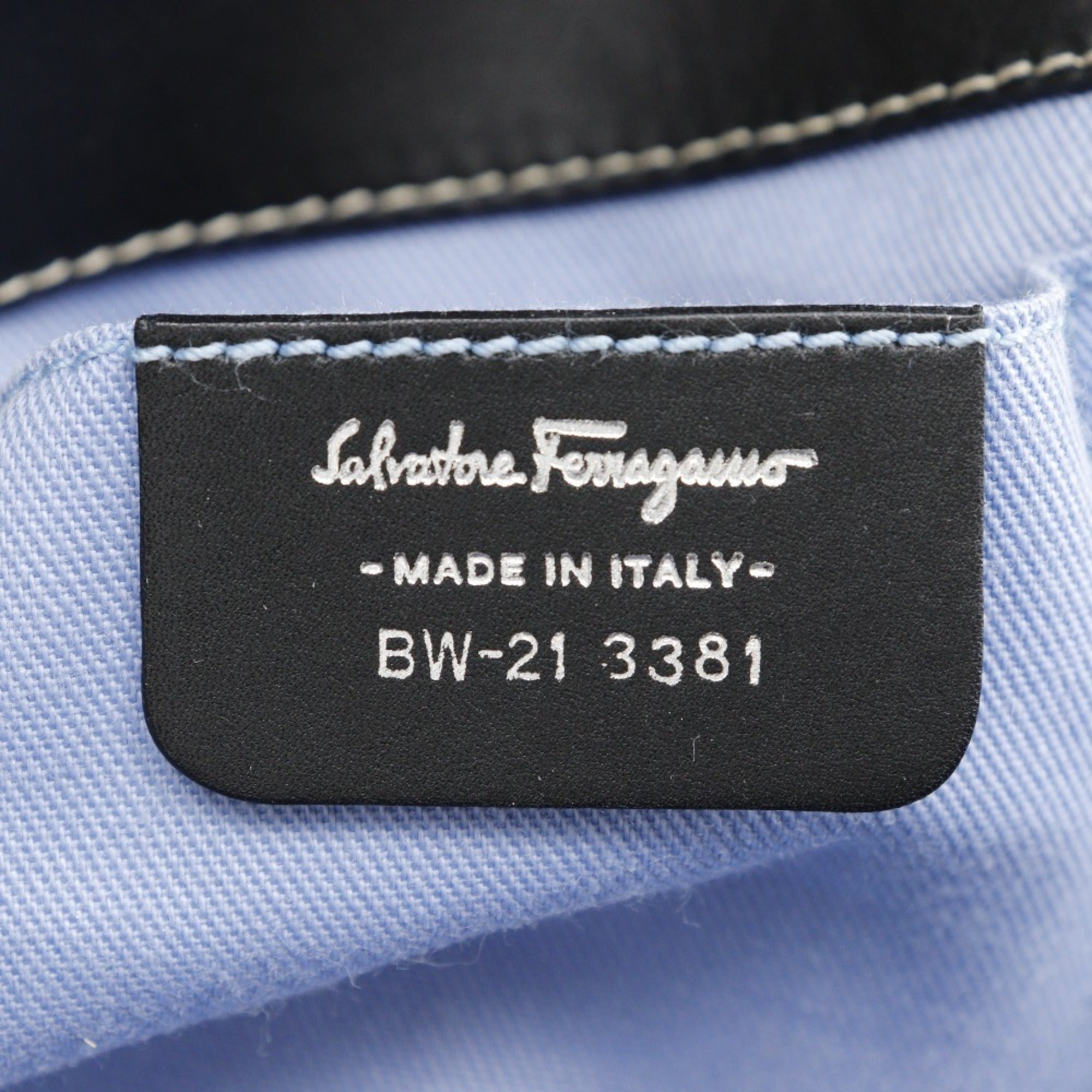 Salvatore Ferragamo Black Canvas Handbag (Pre-Owned)