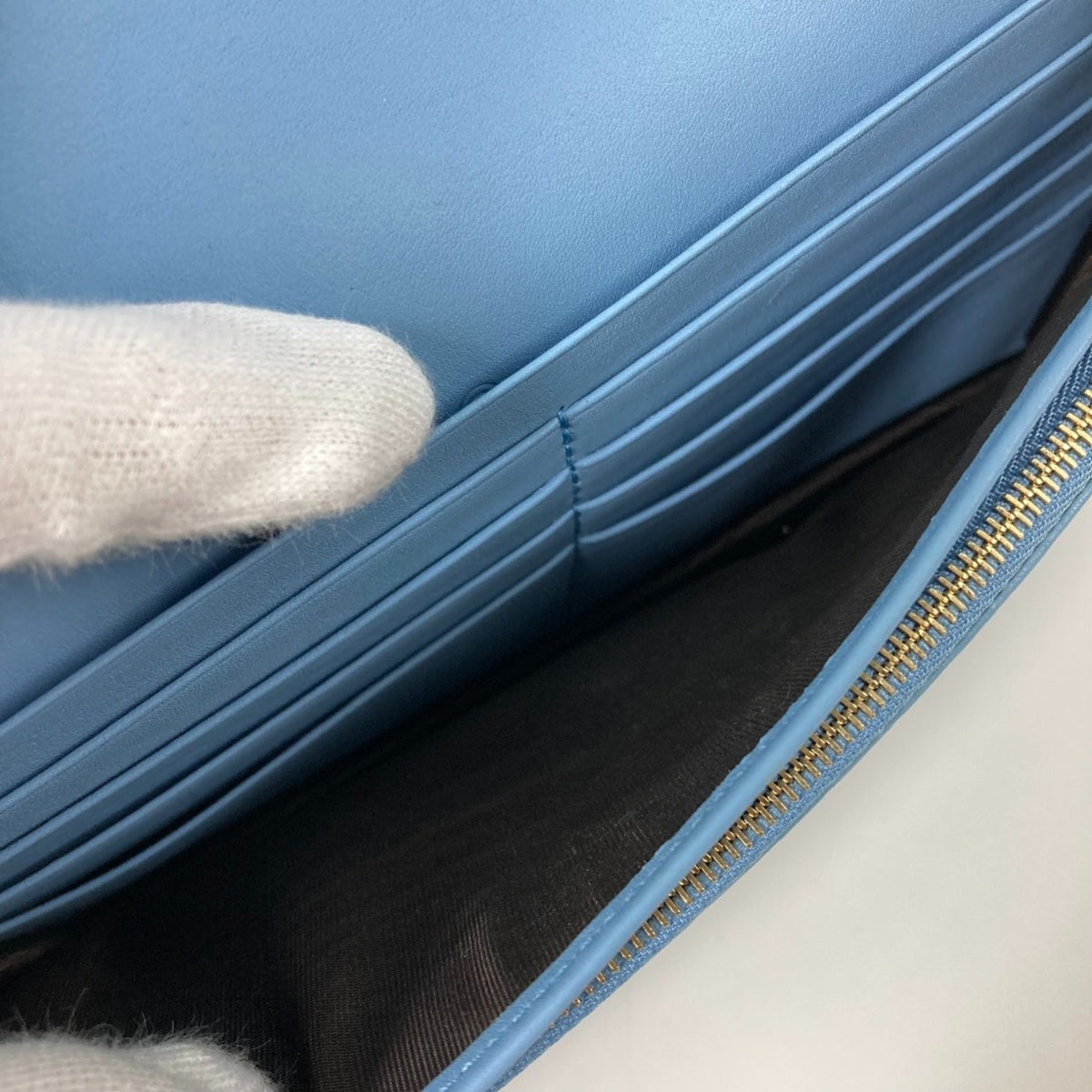 Gucci Blue Leather Shoulder Bag (Pre-Owned)