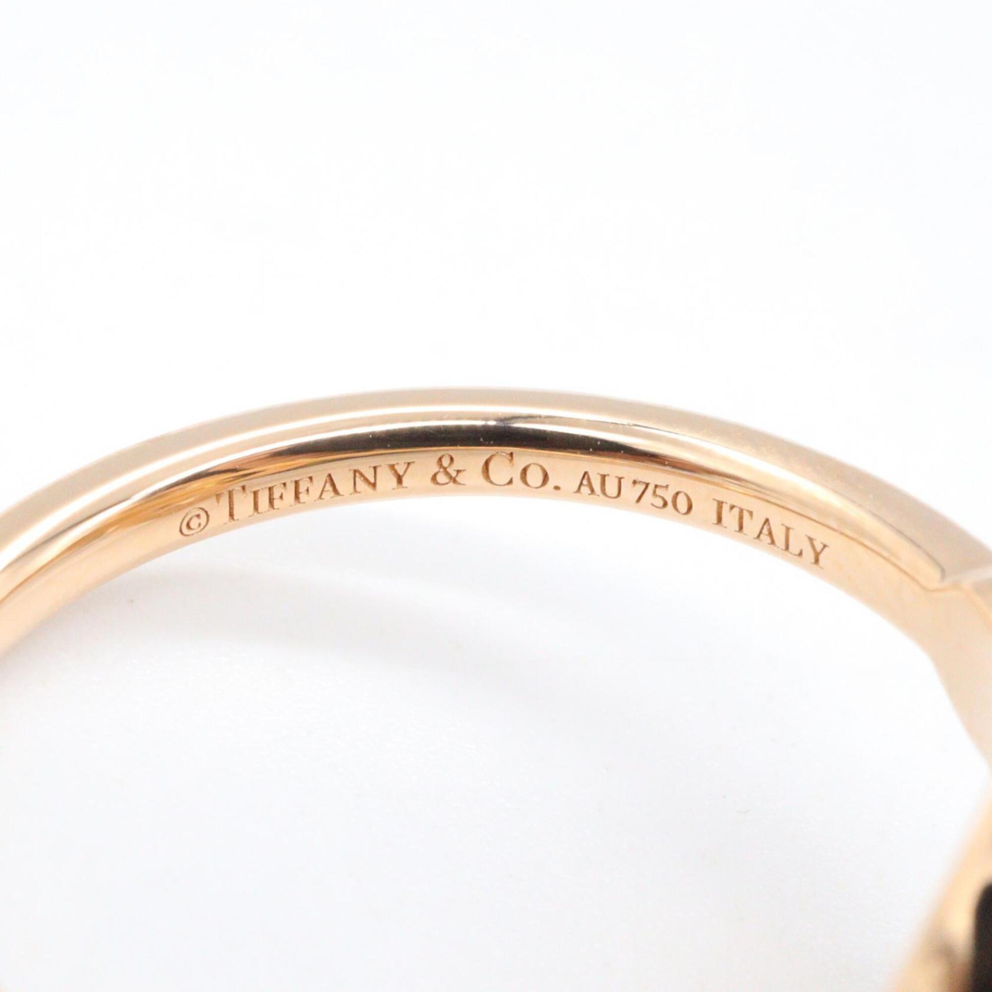 Tiffany Gold Clear Pink Gold (18K) Band Ring (Pre-Owned)