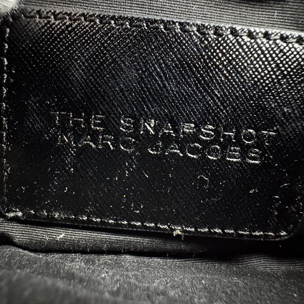 Marc Jacobs Black Gray Ivory Coated Canvas Shoulder Bag (Pre-Owned)