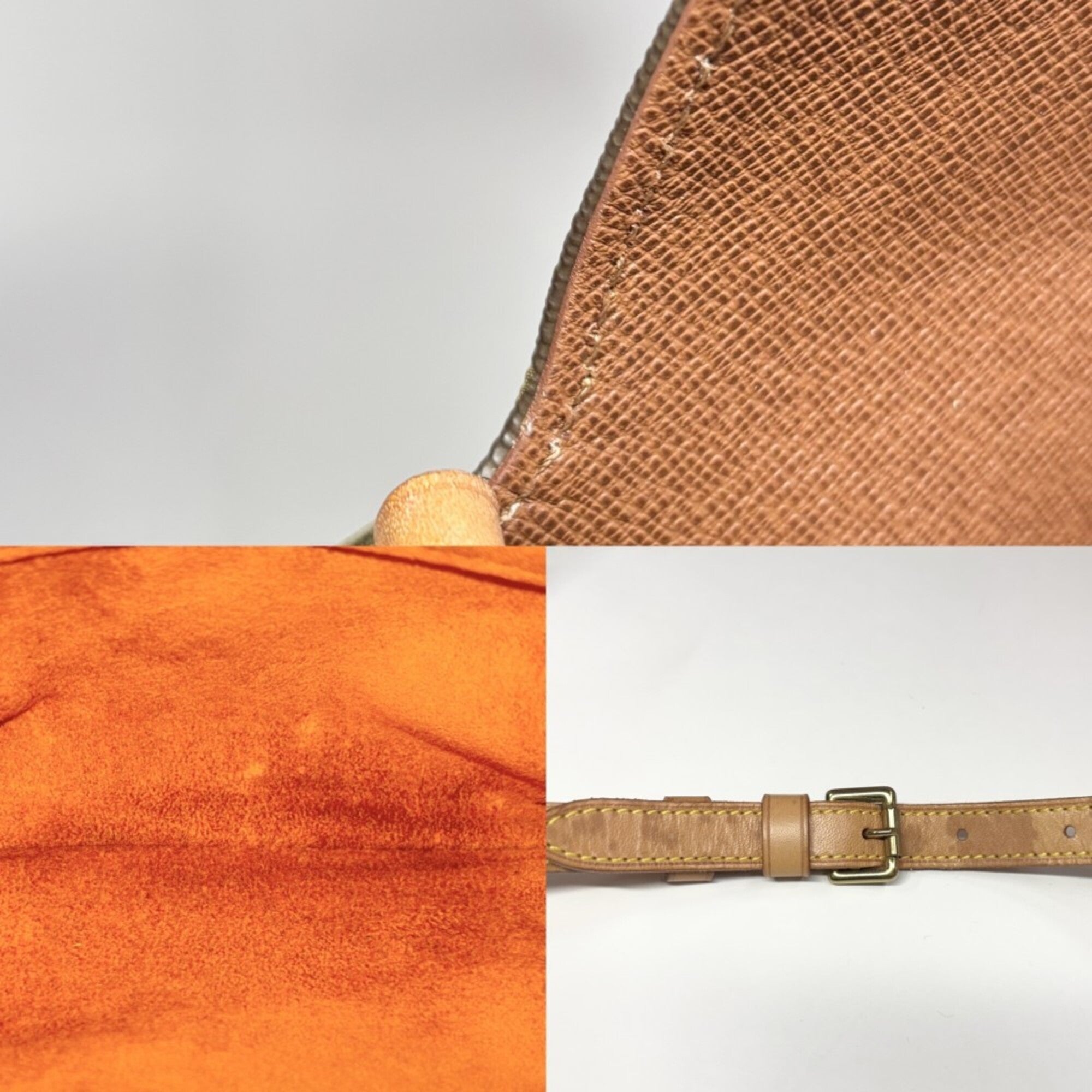 Louis Vuitton Brown Monogram Canvas Shoulder Bag (Pre-Owned)