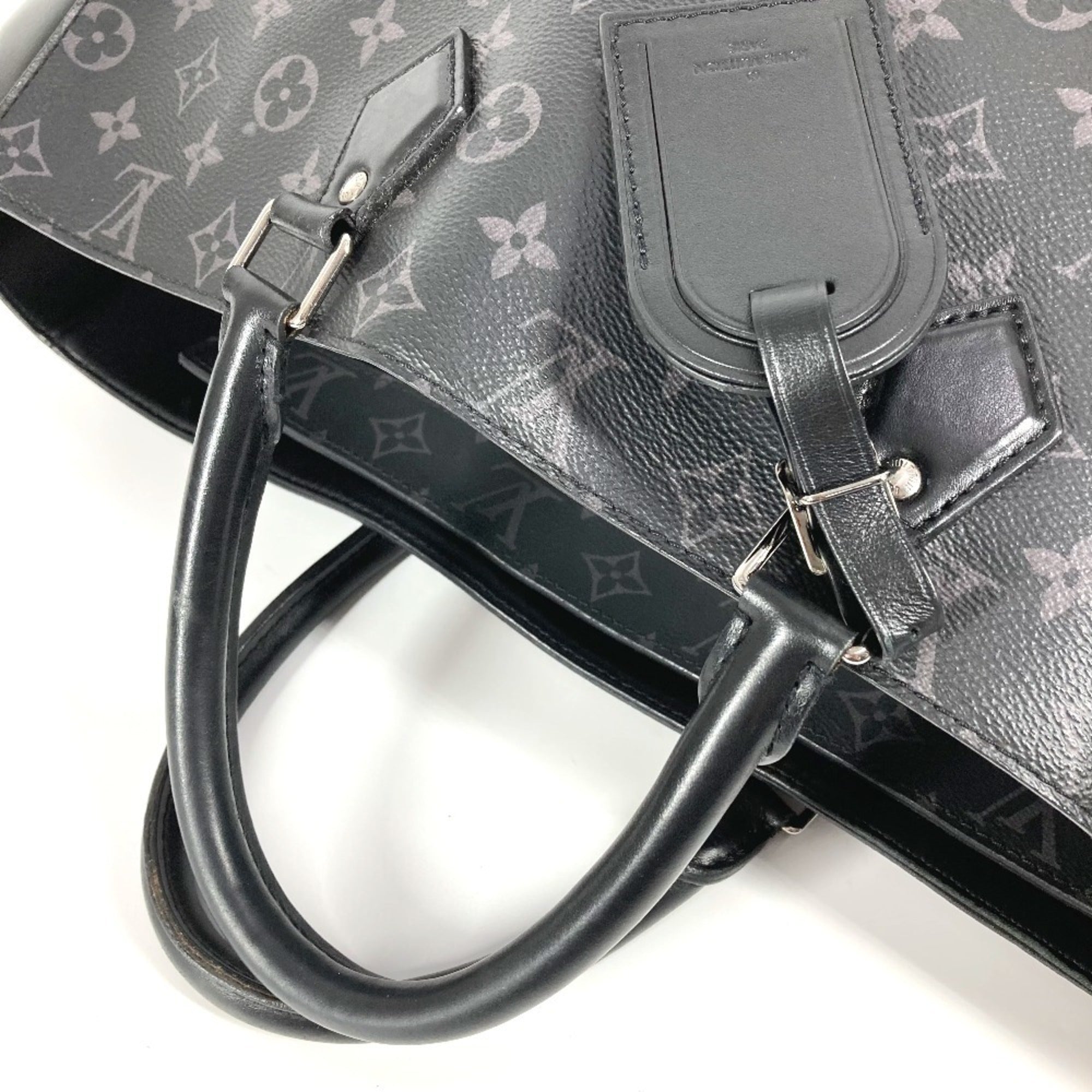 Louis Vuitton Black Monogram Eclipse Shoulder Bag Tote Bag (Pre-Owned)
