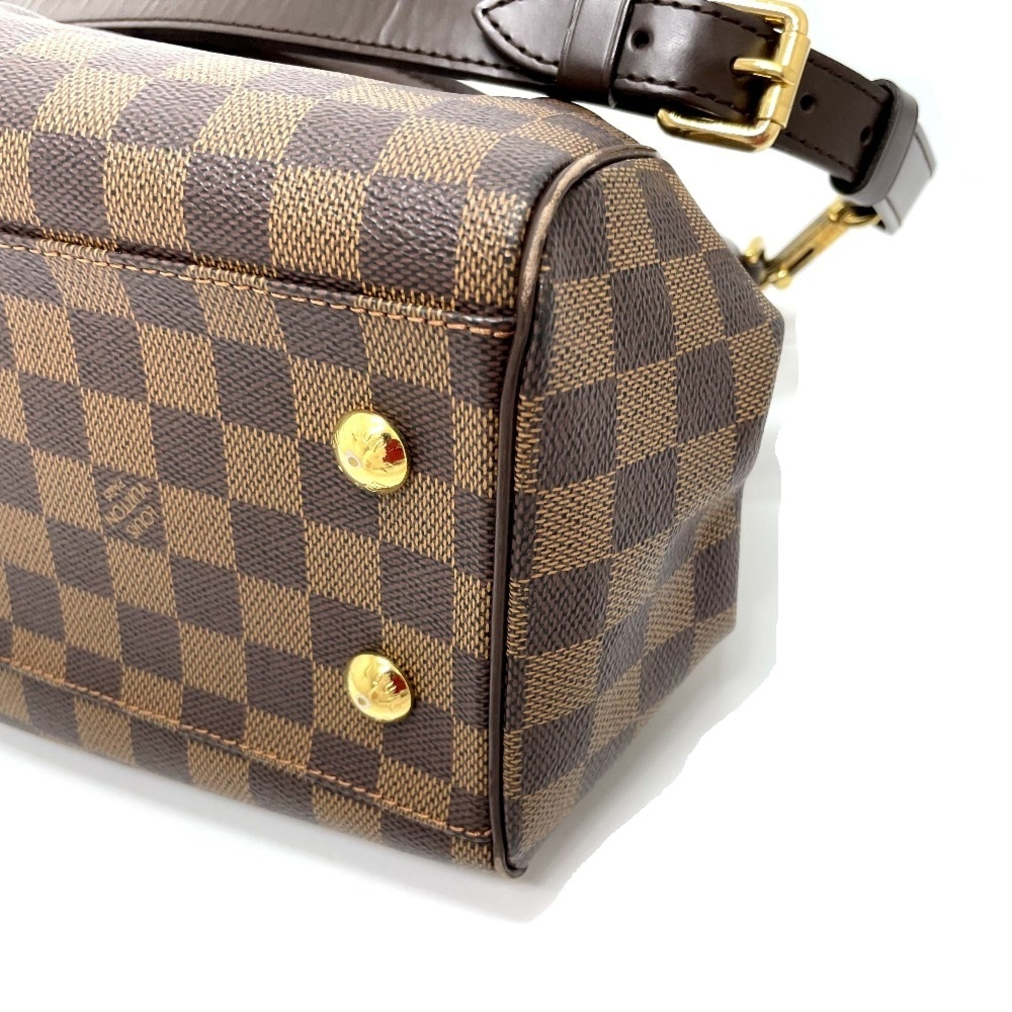 Louis Vuitton Brown Damier Canvas Ebene Damier Canvas Handbag Shoulder Bag (Pre-Owned)