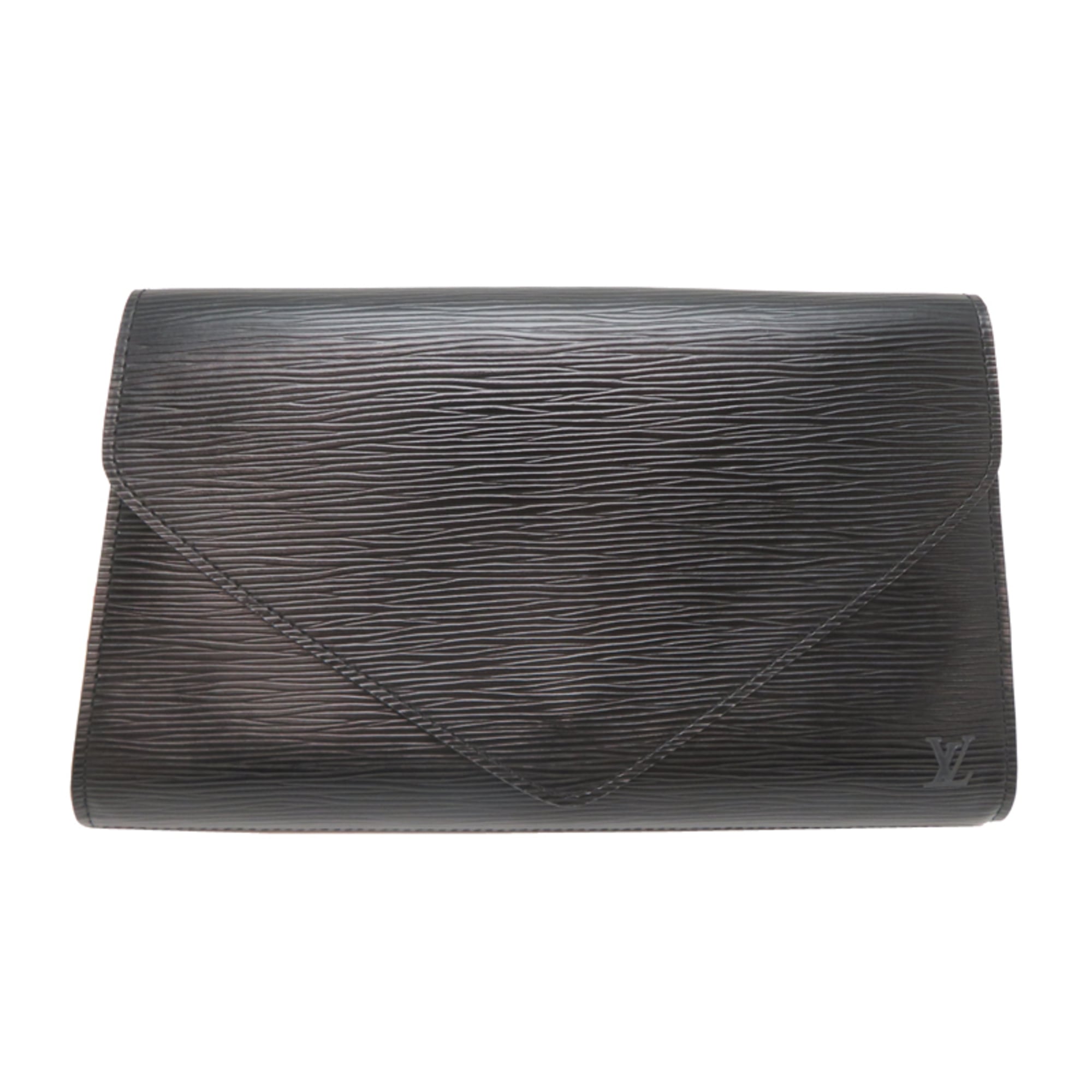 Louis Vuitton Black Epi Leather Clutch Bag (Pre-Owned)