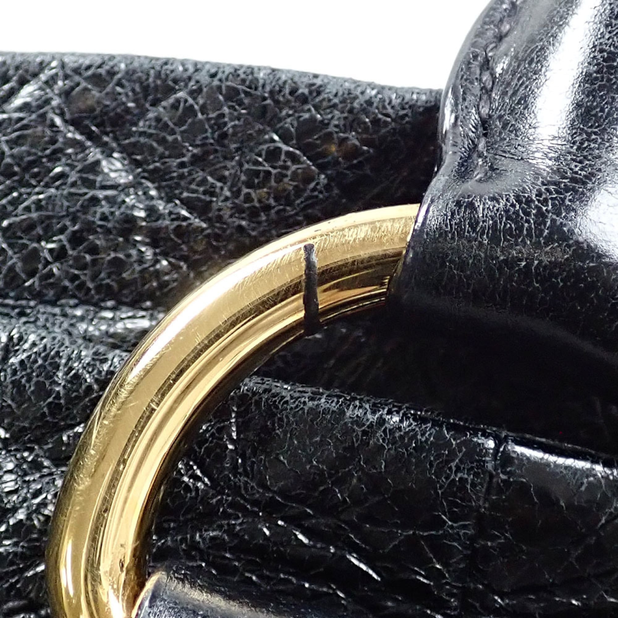 Miu Miu Black Leather Tote Bag (Pre-Owned)
