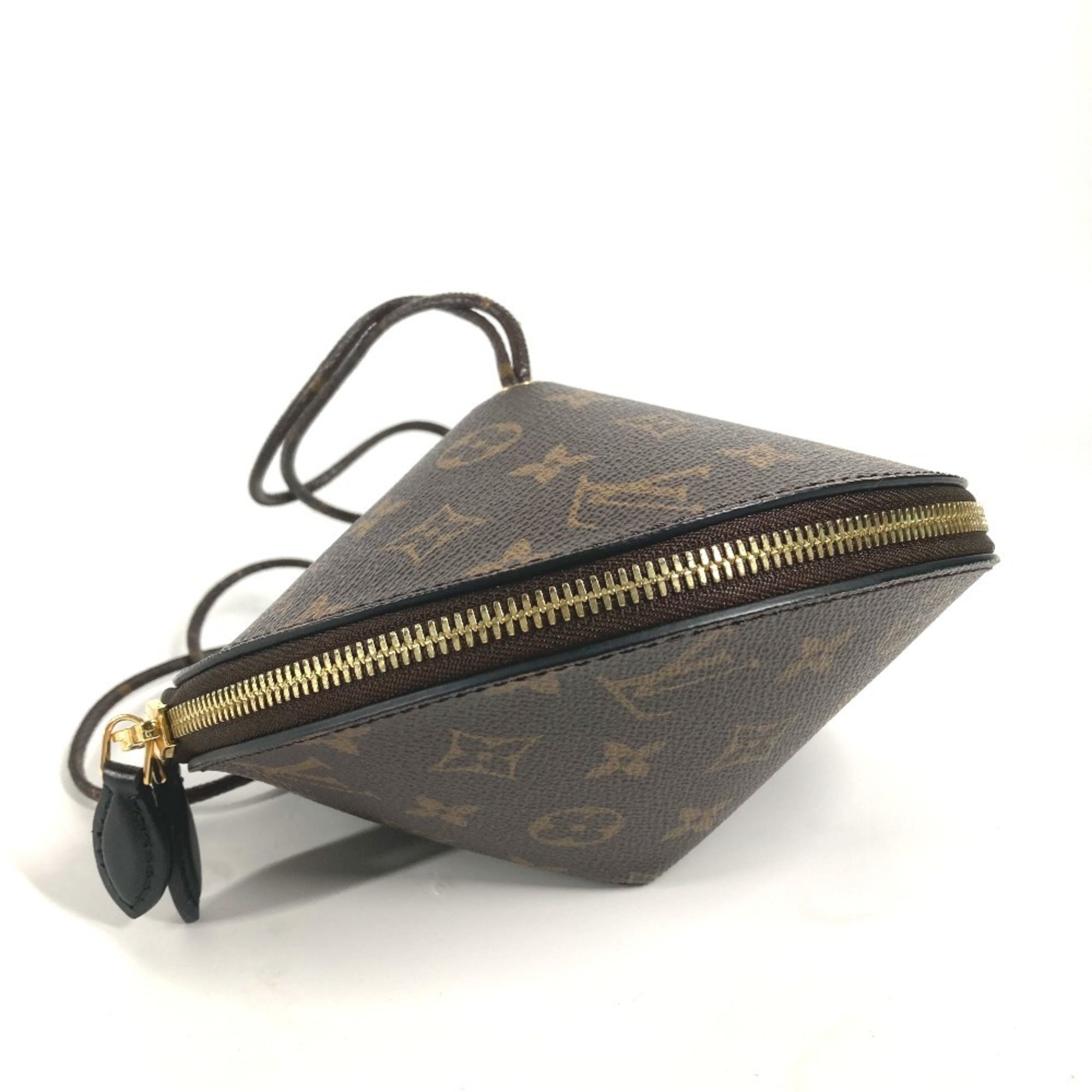 Louis Vuitton Brown Monogram Monogram Handbag Pouch Shoulder Bag (Pre-Owned)