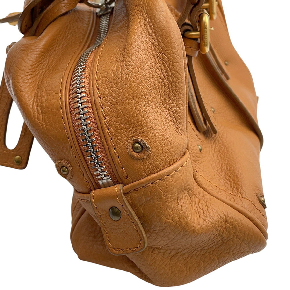 Chloé Paddington Light Brown Leather Handbag (Pre-Owned)