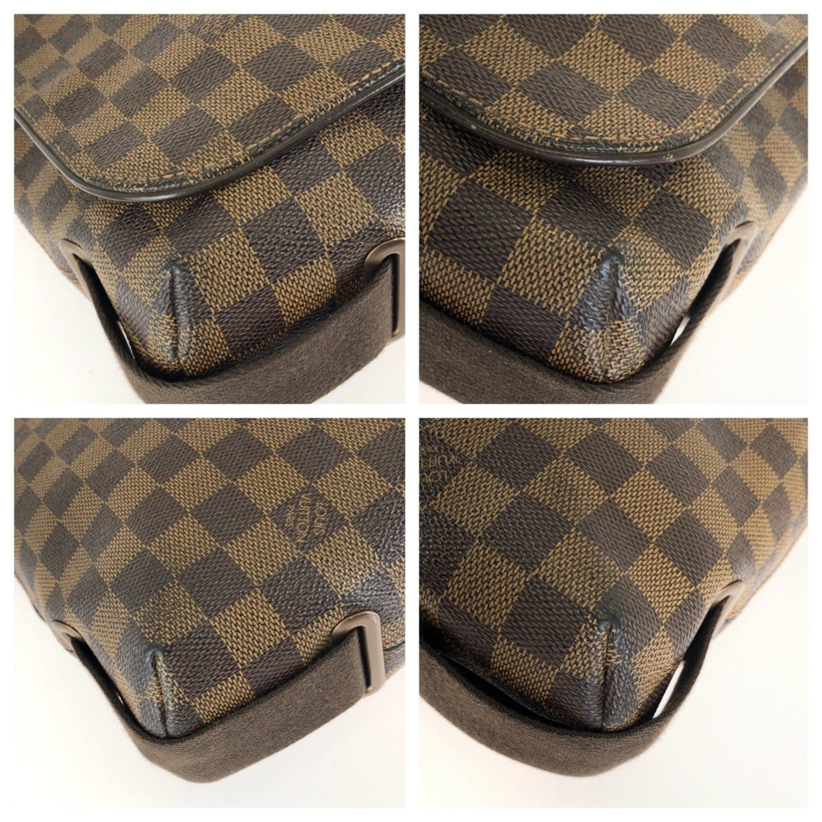Louis Vuitton Damier Brown Pvc Messenger Bag Shoulder Bag (Pre-Owned)