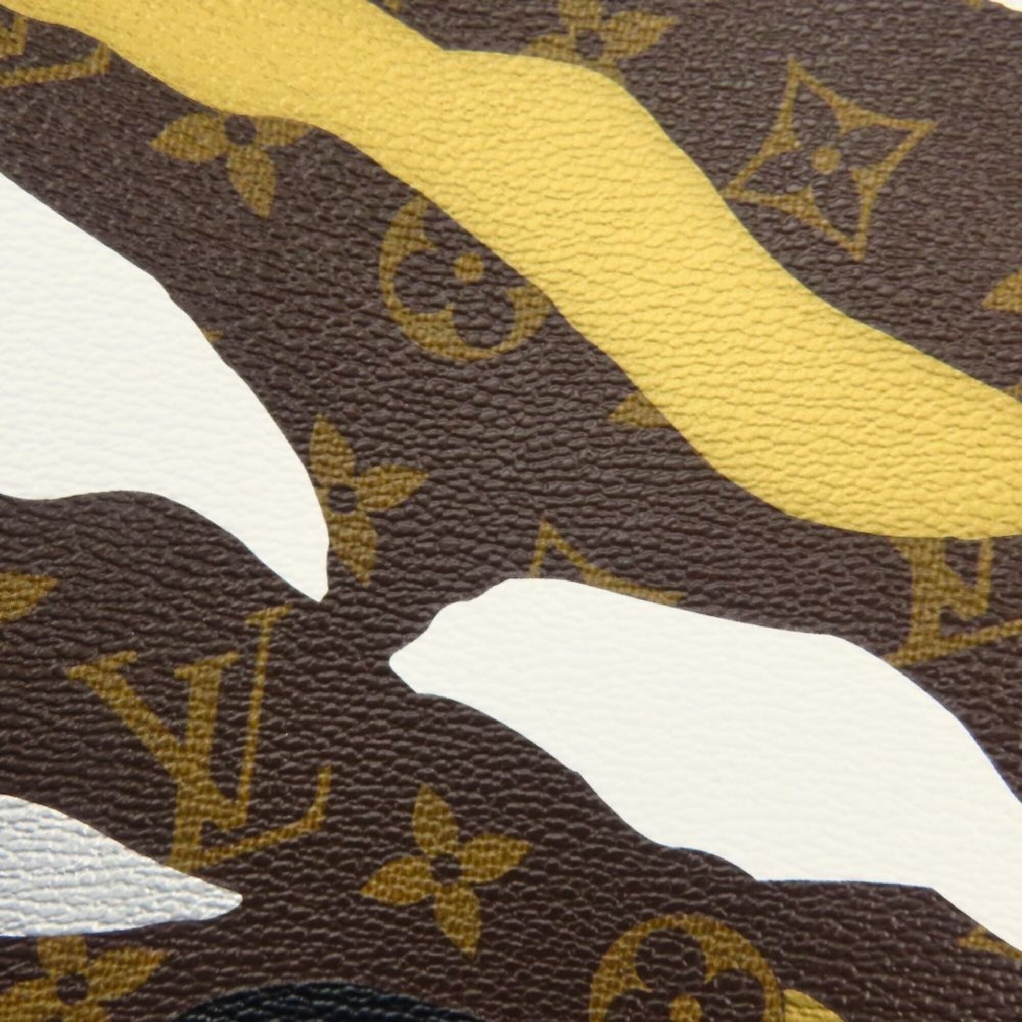 Louis Vuitton Black Brown Gold Silver Monogram Tote Bag (Pre-Owned)