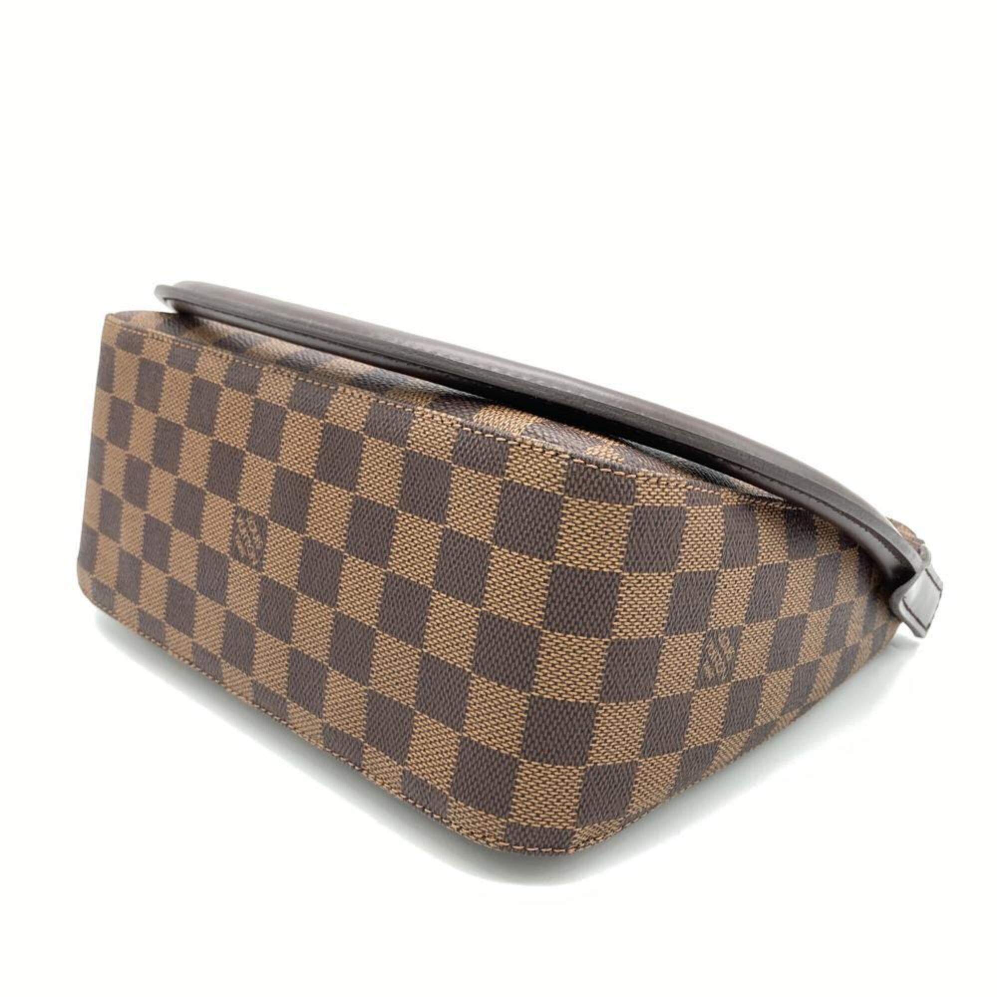 Louis Vuitton Brown Damier Canvas Ebene Handbag (Pre-Owned)