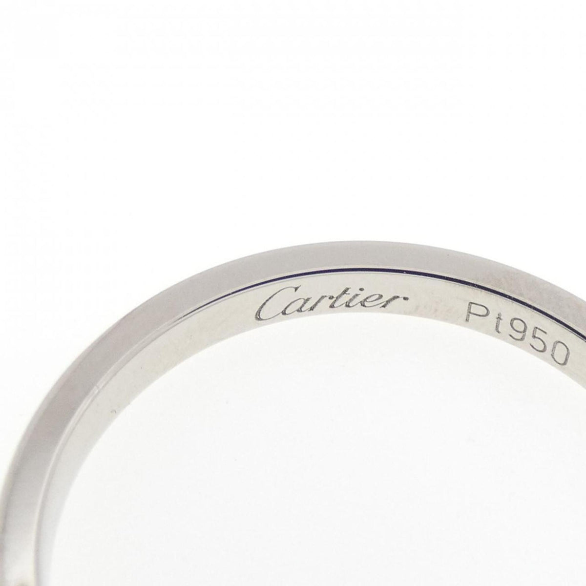 Cartier Platinum 950 Band Ring (Pre-Owned)