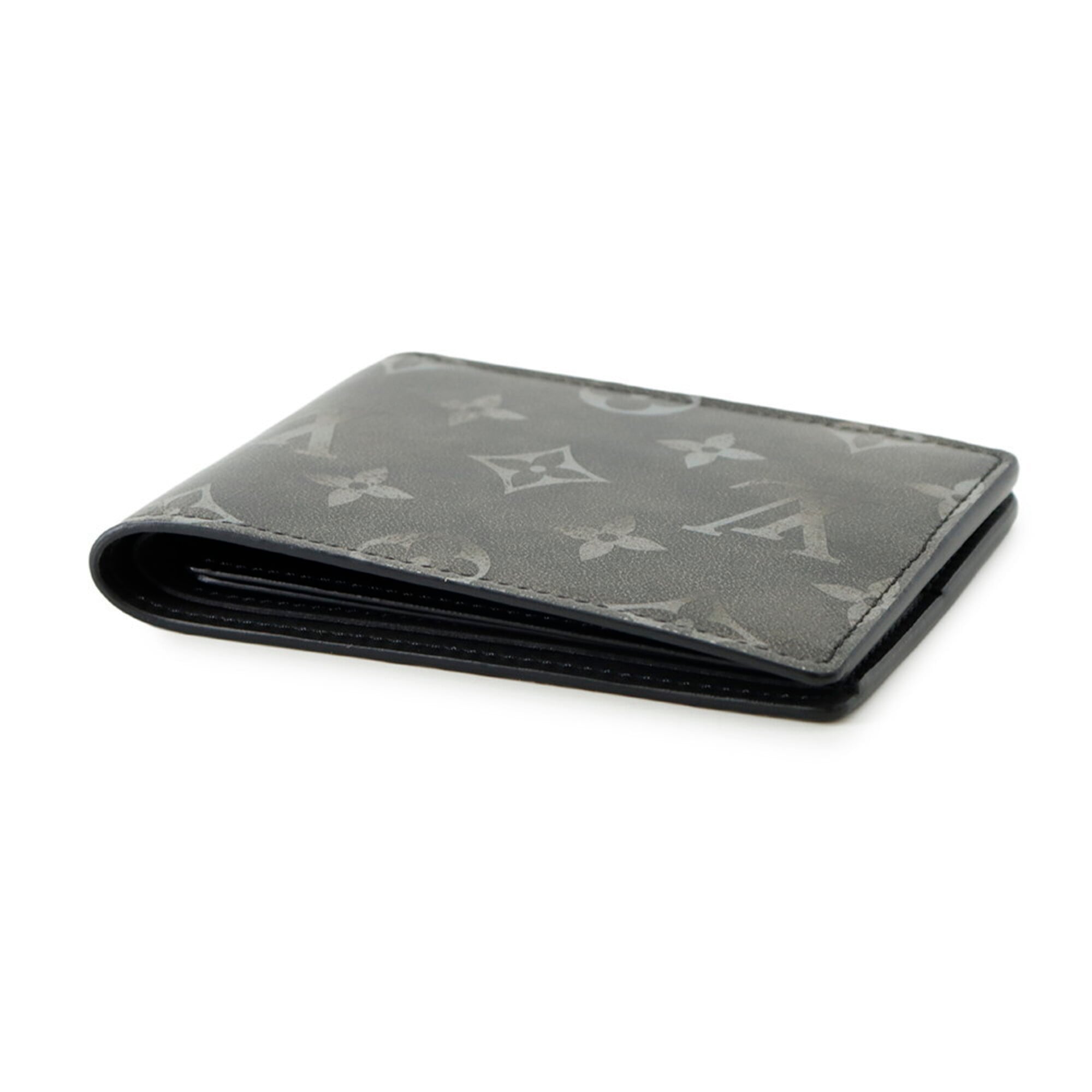 Louis Vuitton Monogram Black Gray Noir Monogram Wallet (Bi-Fold) (Pre-Owned)