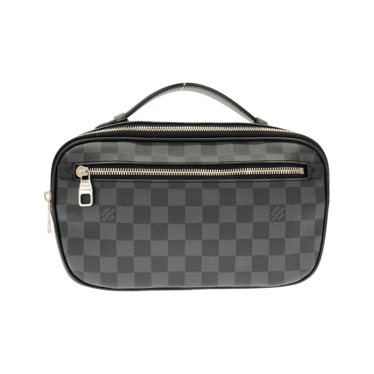 Louis Vuitton Graphite Coated Canvas Shoulder Bag (Pre-Owned)