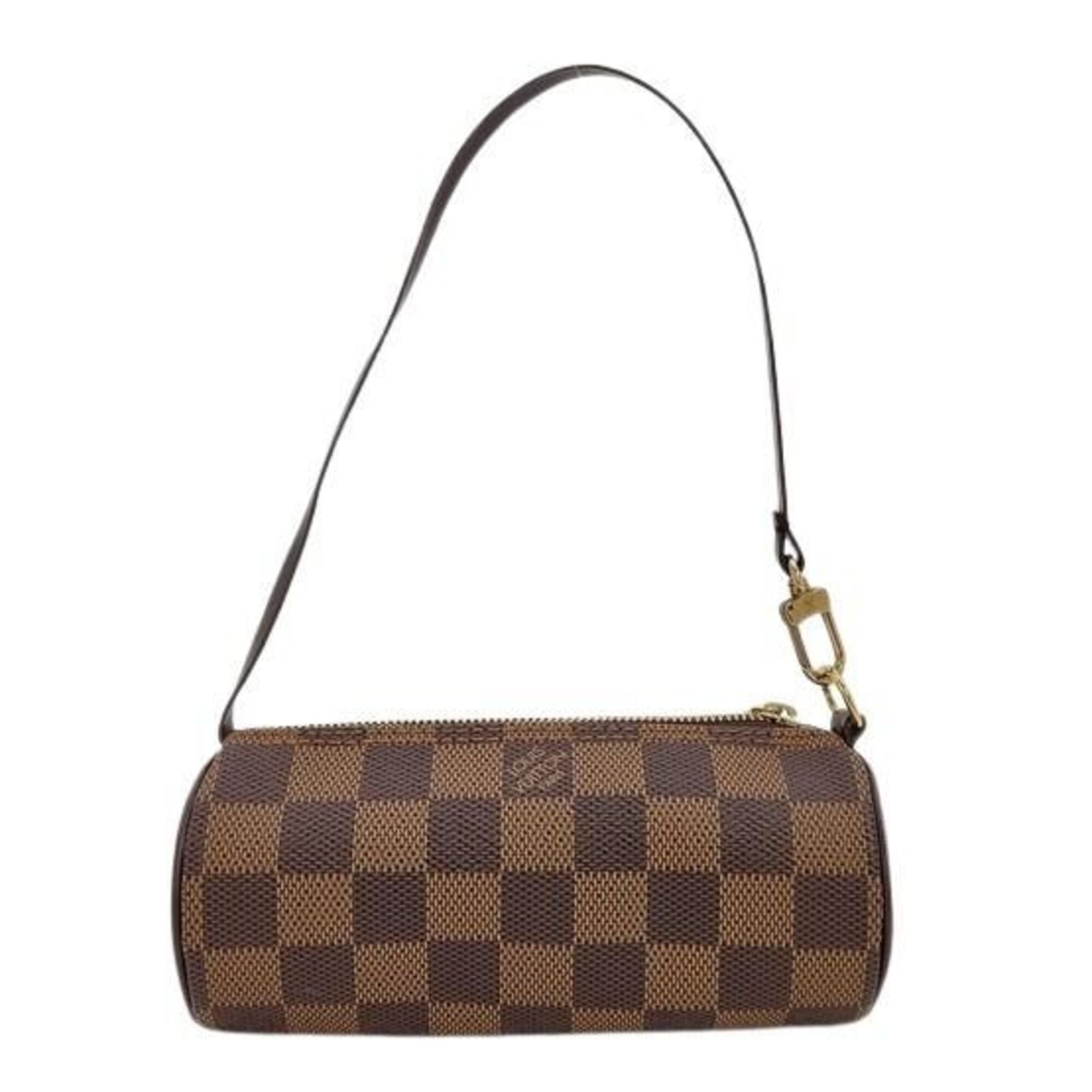 Louis Vuitton Brown Damier Canvas Pochette Pouch Shoulder Bag (Pre-Owned)