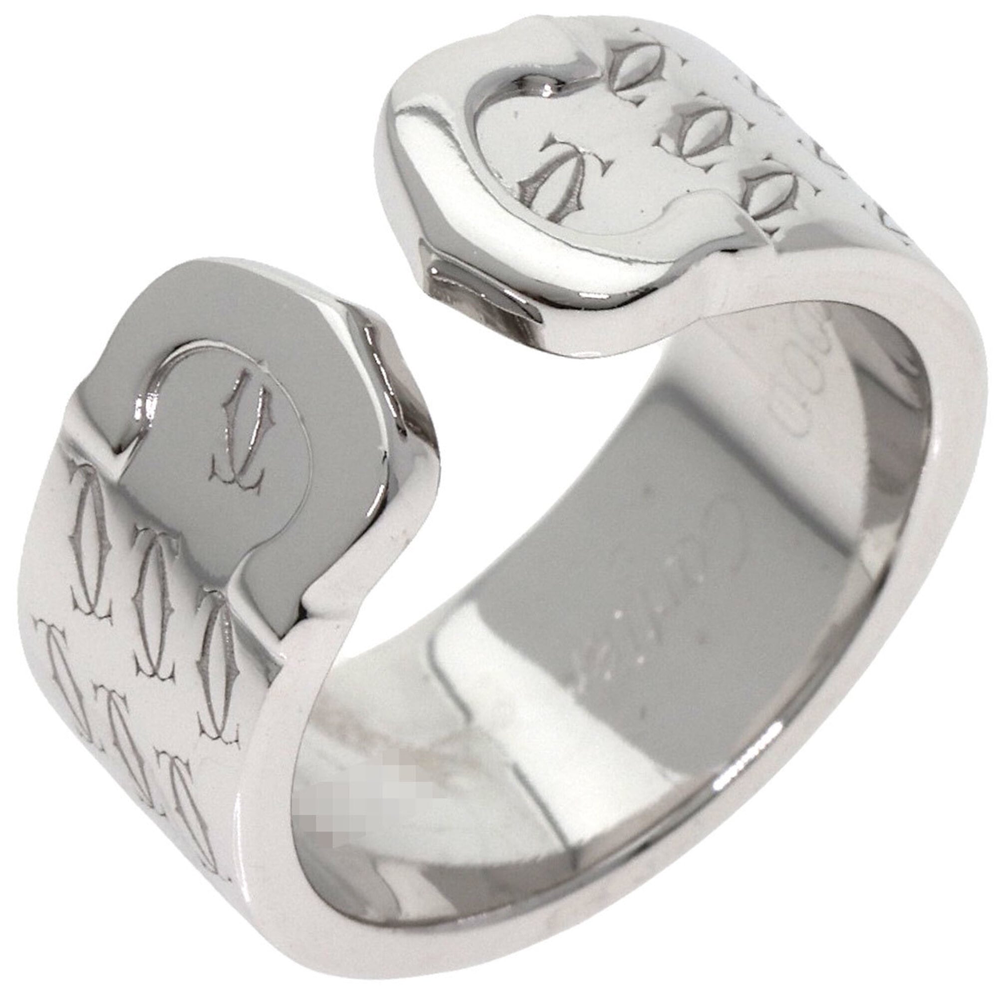 Cartier C2 White Gold (18K) Band Ring (Pre-Owned)