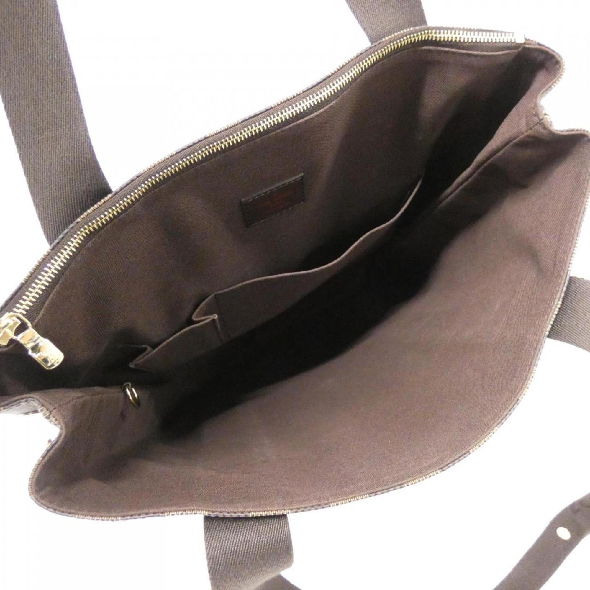 Louis Vuitton Brown Coated Canvas Handbag (Pre-Owned)