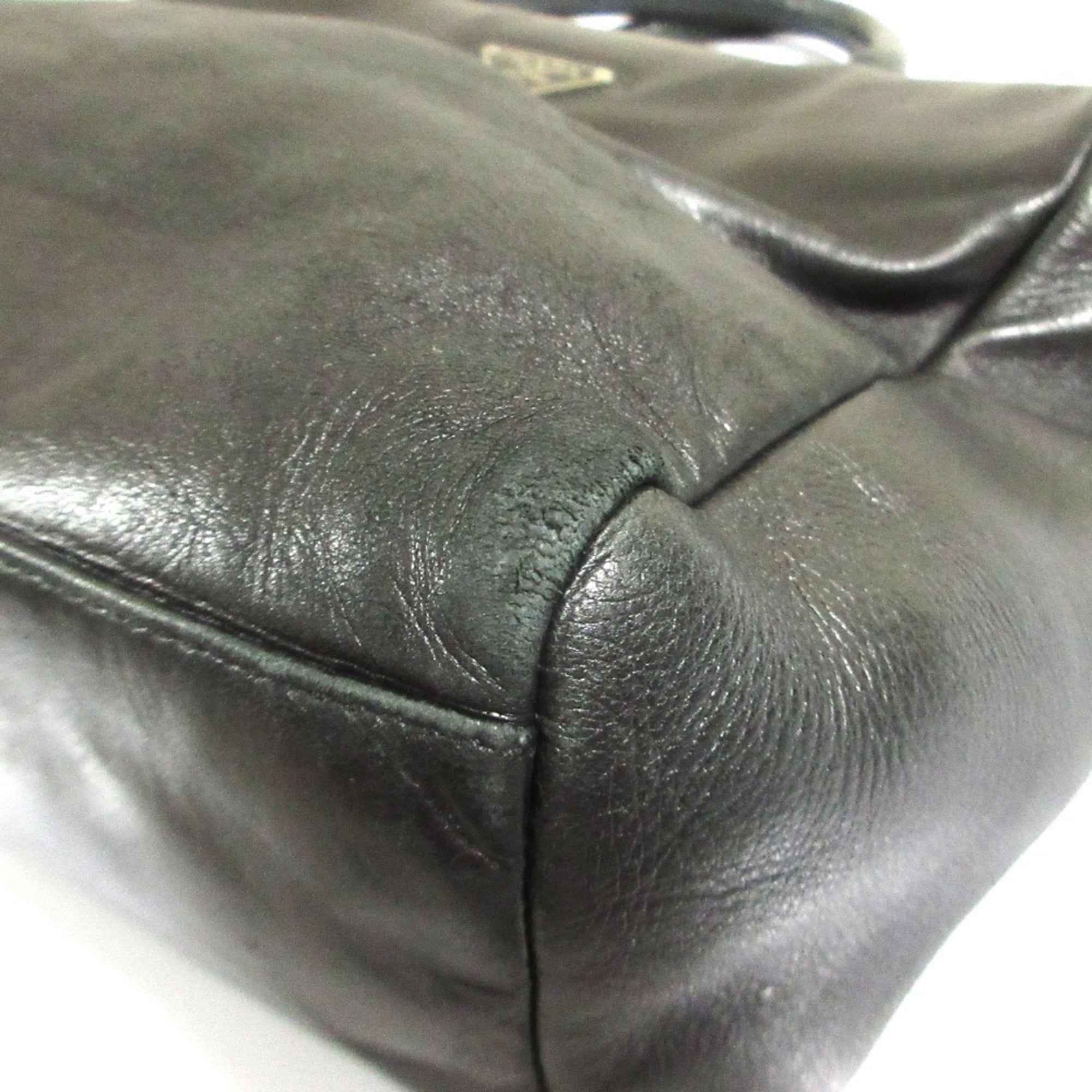 Prada Black Nappa Leather Tote Bag (Pre-Owned)